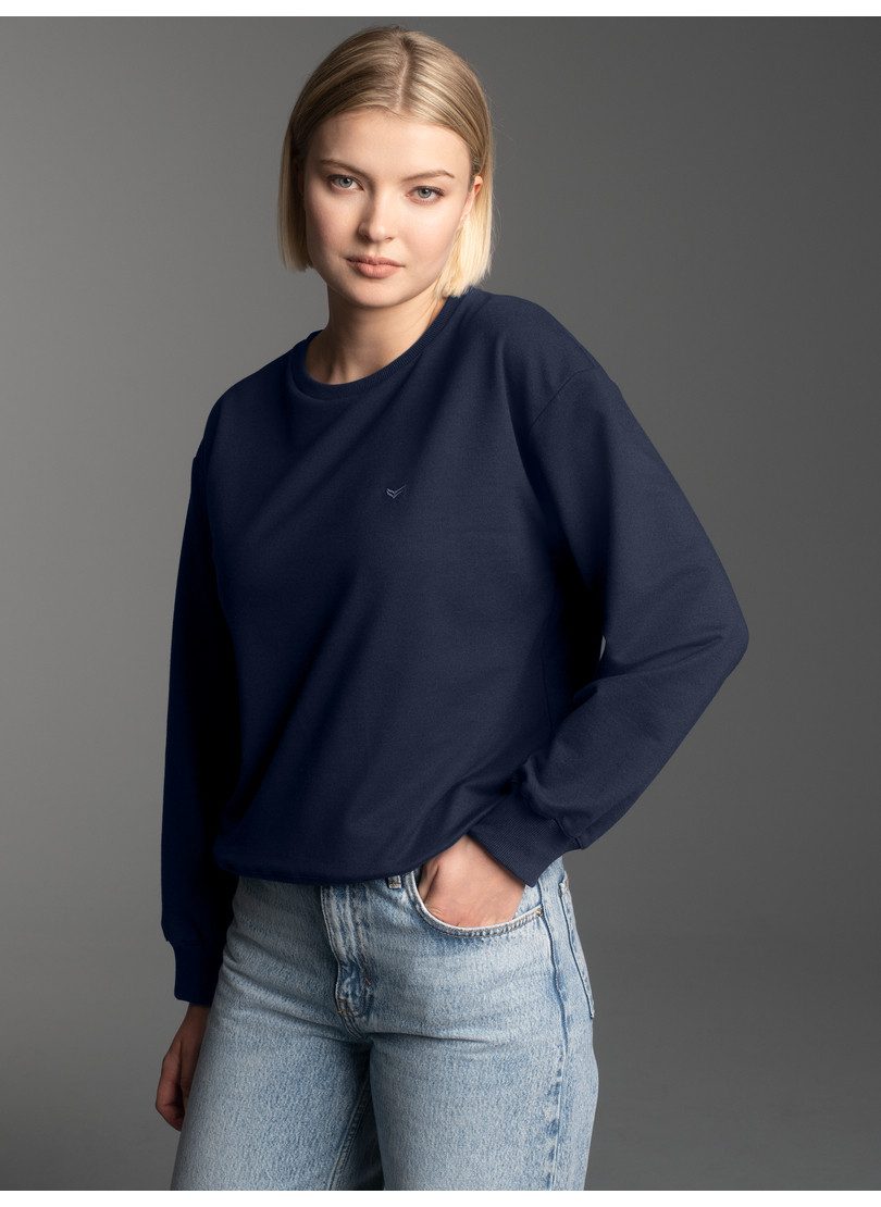 Trigema Sweatshirt TRIGEMA Dünnes Sweatshirt