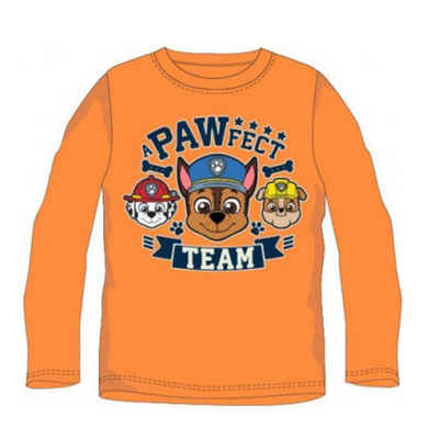 PAW PATROL T-Shirt Paw Patrol Langarm-T-Shirt für Jungen - "PAWFECT TEAM" Design, 100%