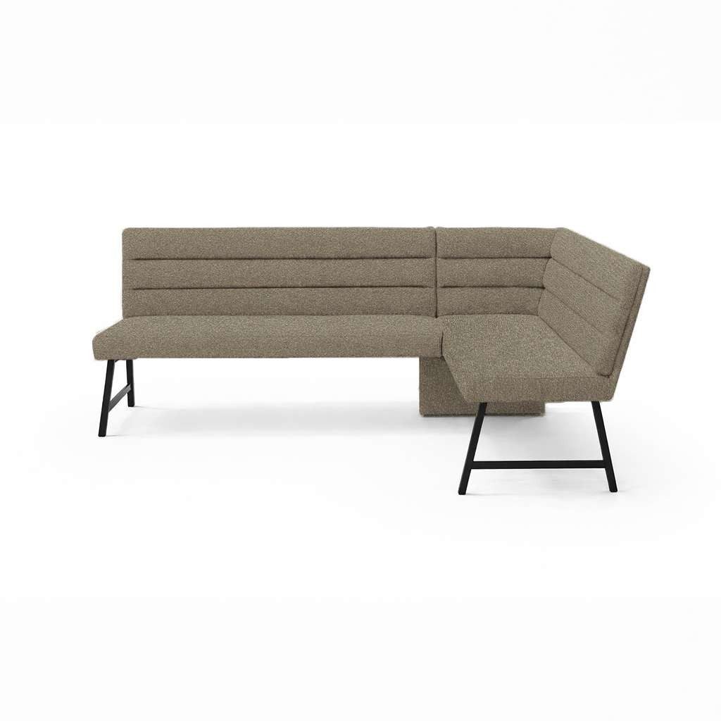 OTTO home Eckbank Oregon Küchenbank, Polsterbank, Esszimmerbank, 177x140 cm, Moderne Bank und Farben, Sitzplatzanzahl: 4/5, Frei in Raum stellbar