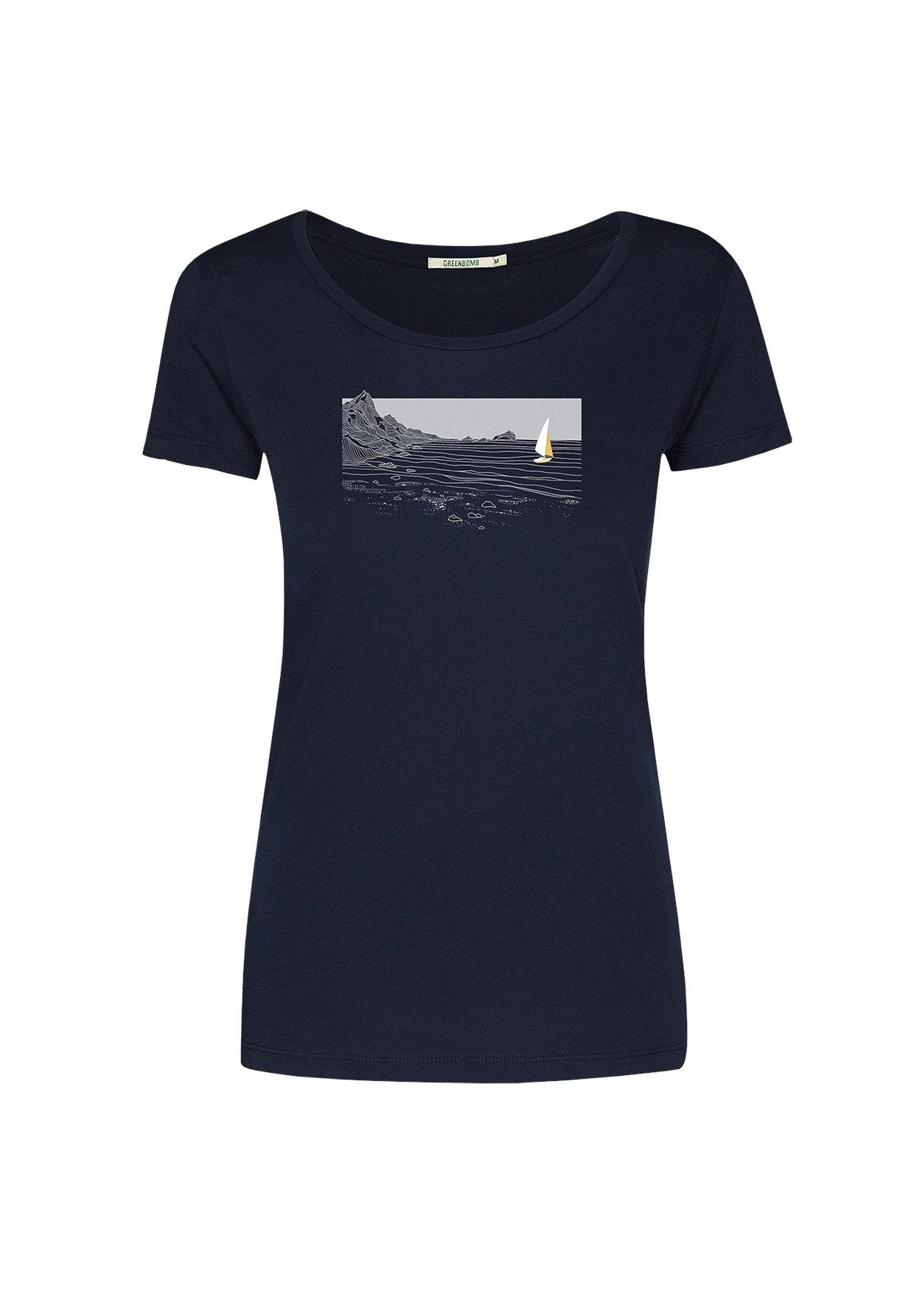GreenBomb T-Shirt Loves Nature Set Sail (1-tlg., 1)