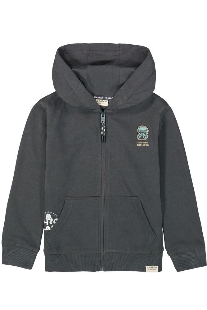 Kapuzensweatjacke Dunkelgraue Jacke