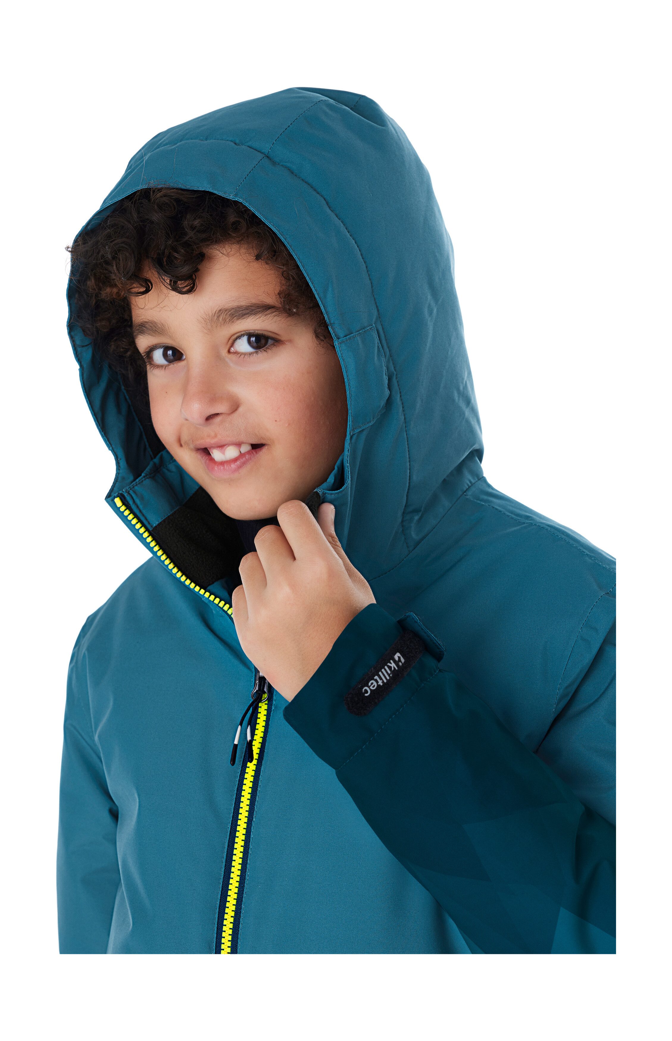 Killtec Skijacke KSW 383 BYS SKI JCKT Wasser- und winddichte Skijacke mit verstellbarer Kapuze