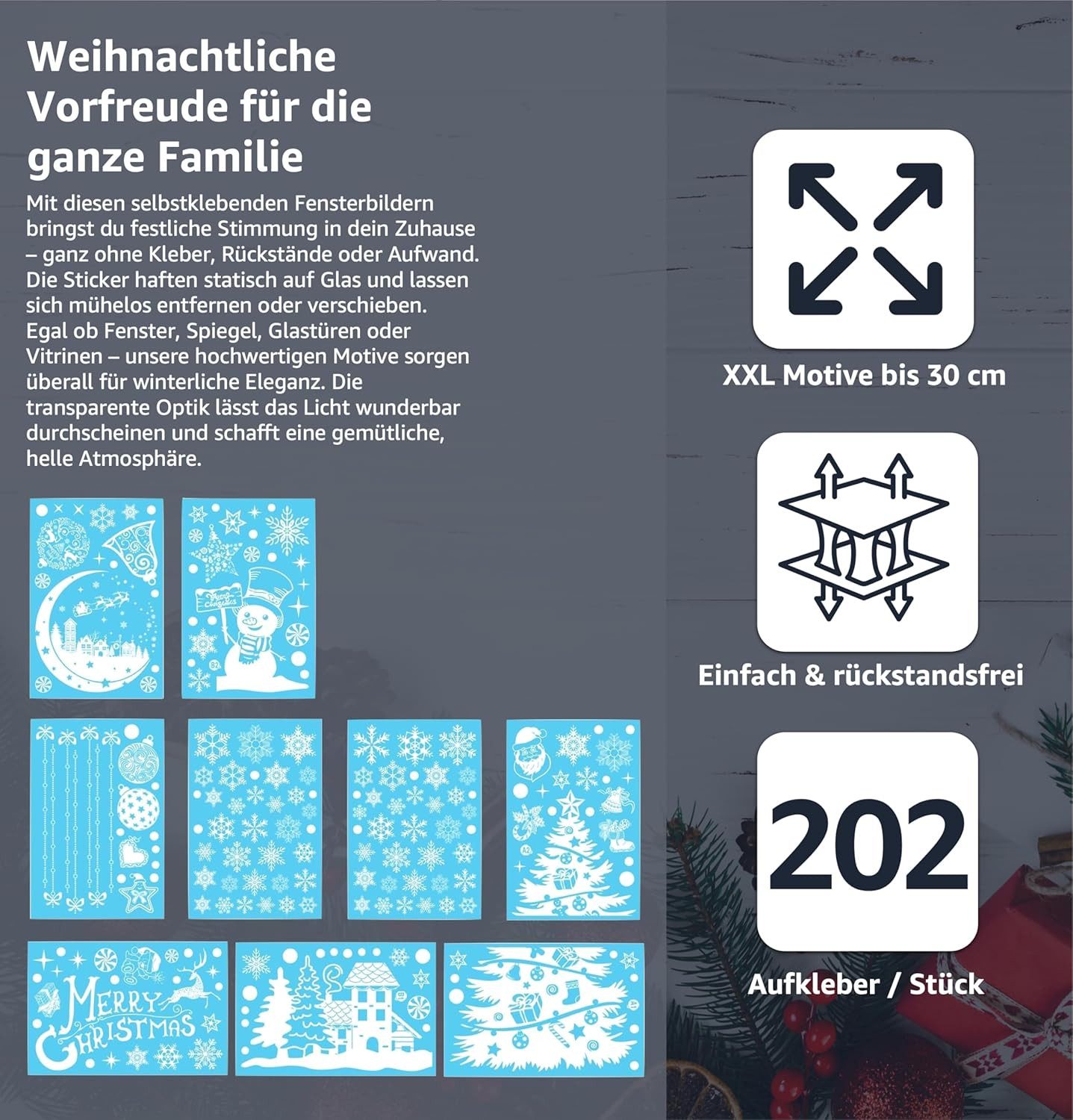 TK Gruppe Fensterbild 202-teiliges Fensterbilder Set günstig online kaufen