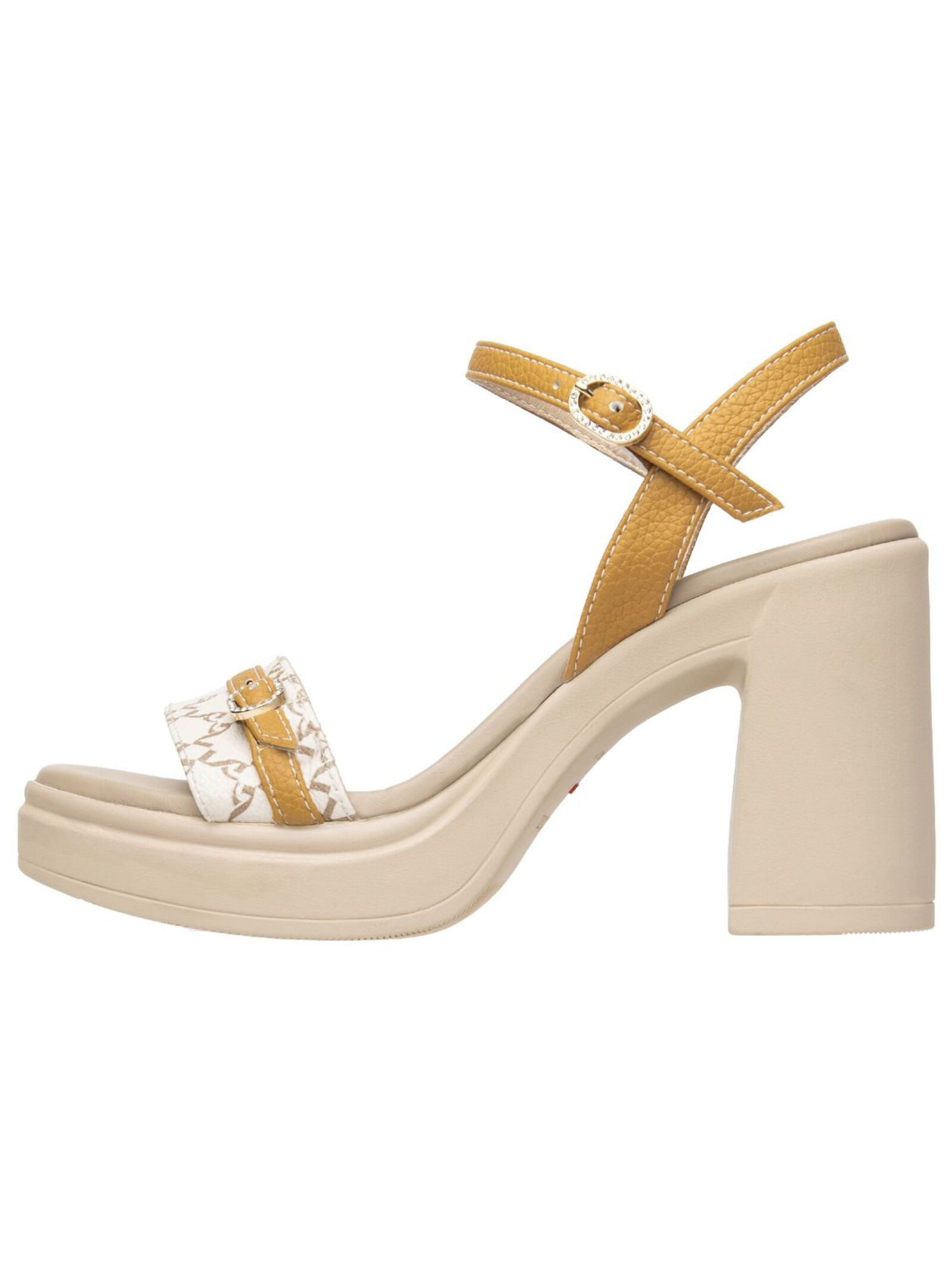 Nero Giardini Sandalen Lederimitat/Textil High-Heel-Sandalette günstig online kaufen
