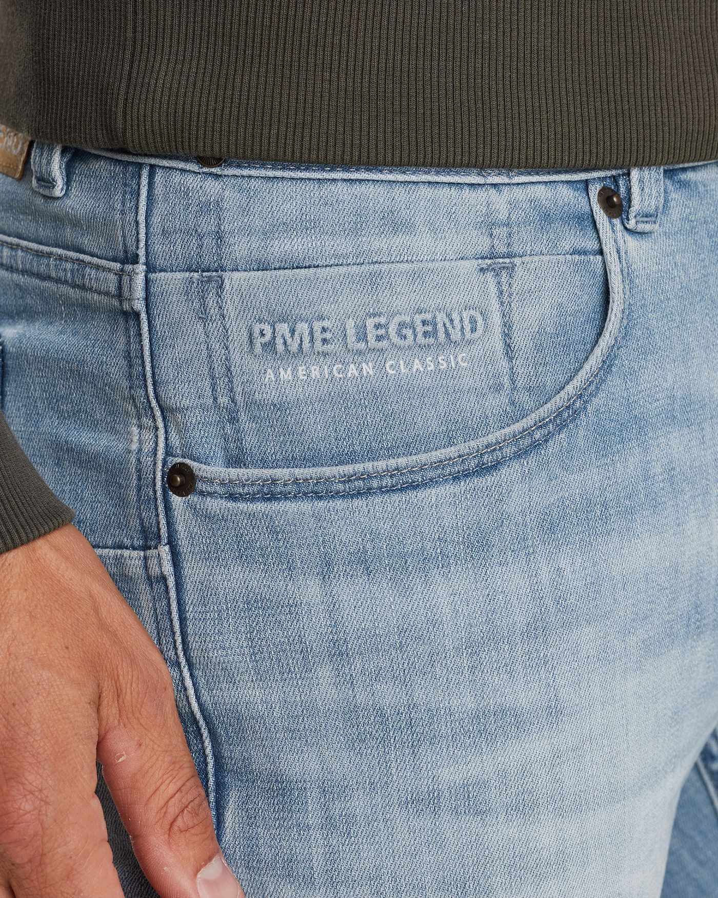 PME LEGEND Gerade Jeans NIGHTFLIGHT - Jeans Indigo Denim - Regular Fit Herren Hose