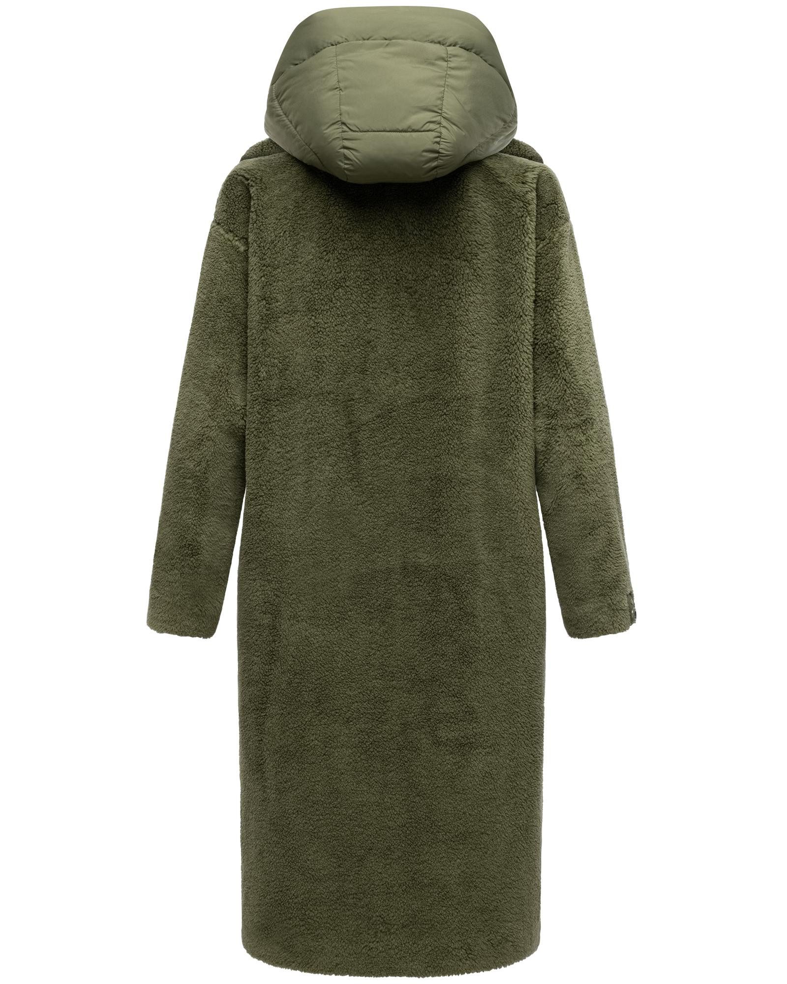 Navahoo Wintermantel Teddyzauber 14 Plüschmantel aus Teddyfleece mit abnehbmarem Krageneinsatz