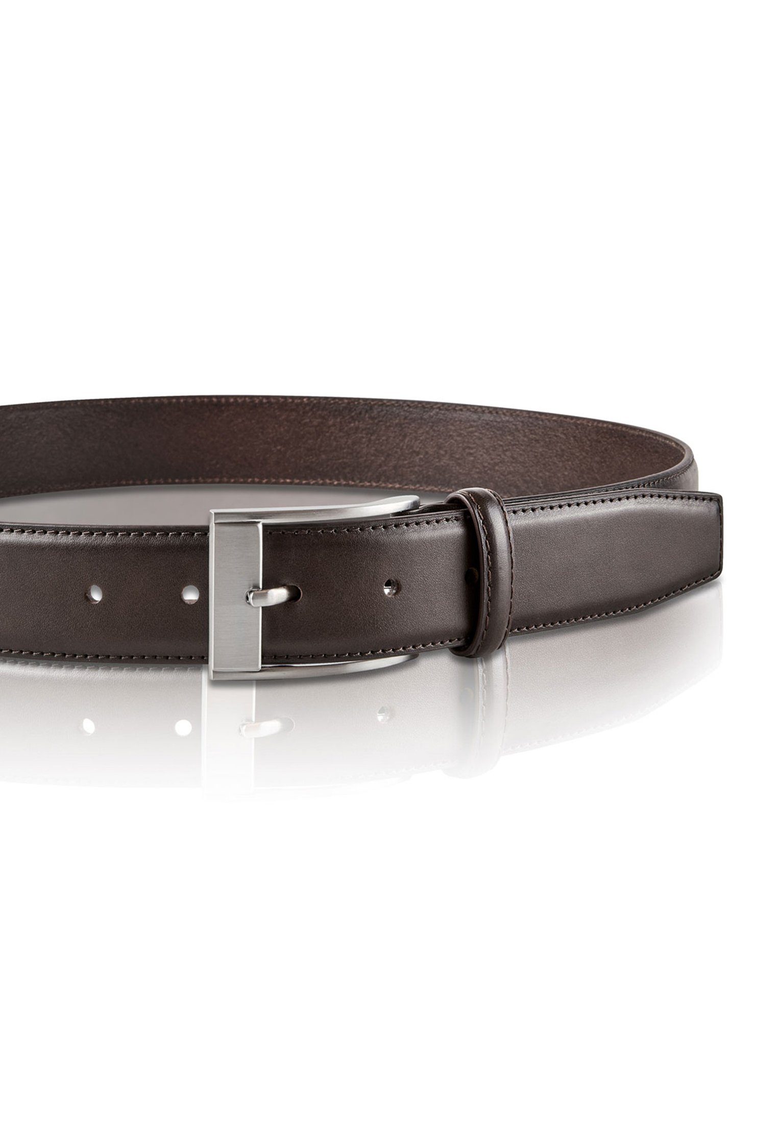 LERROS Ledergürtel LERROS Citybelt DARK *Shade* BROWN