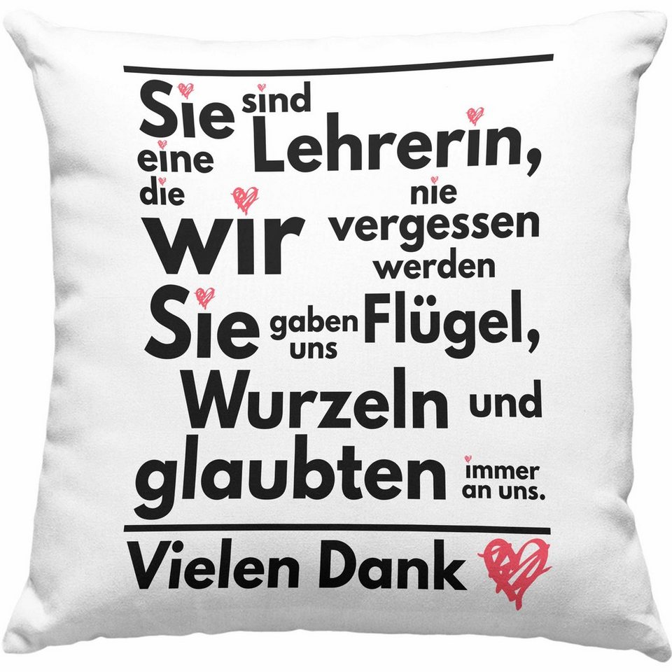 Gedichte Zum Abschied Einer Lehrerin Trendation Dekokissen Trendation - Abschiedsgeschenk Lehrerin Kissen