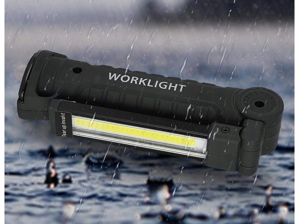 VERK GROUP LED Arbeitslicht LED Arbeitslicht klappbar Inspektionslampe magnetisch USB, COB‑LED, Front‑LED, Klappbar, magnetisch