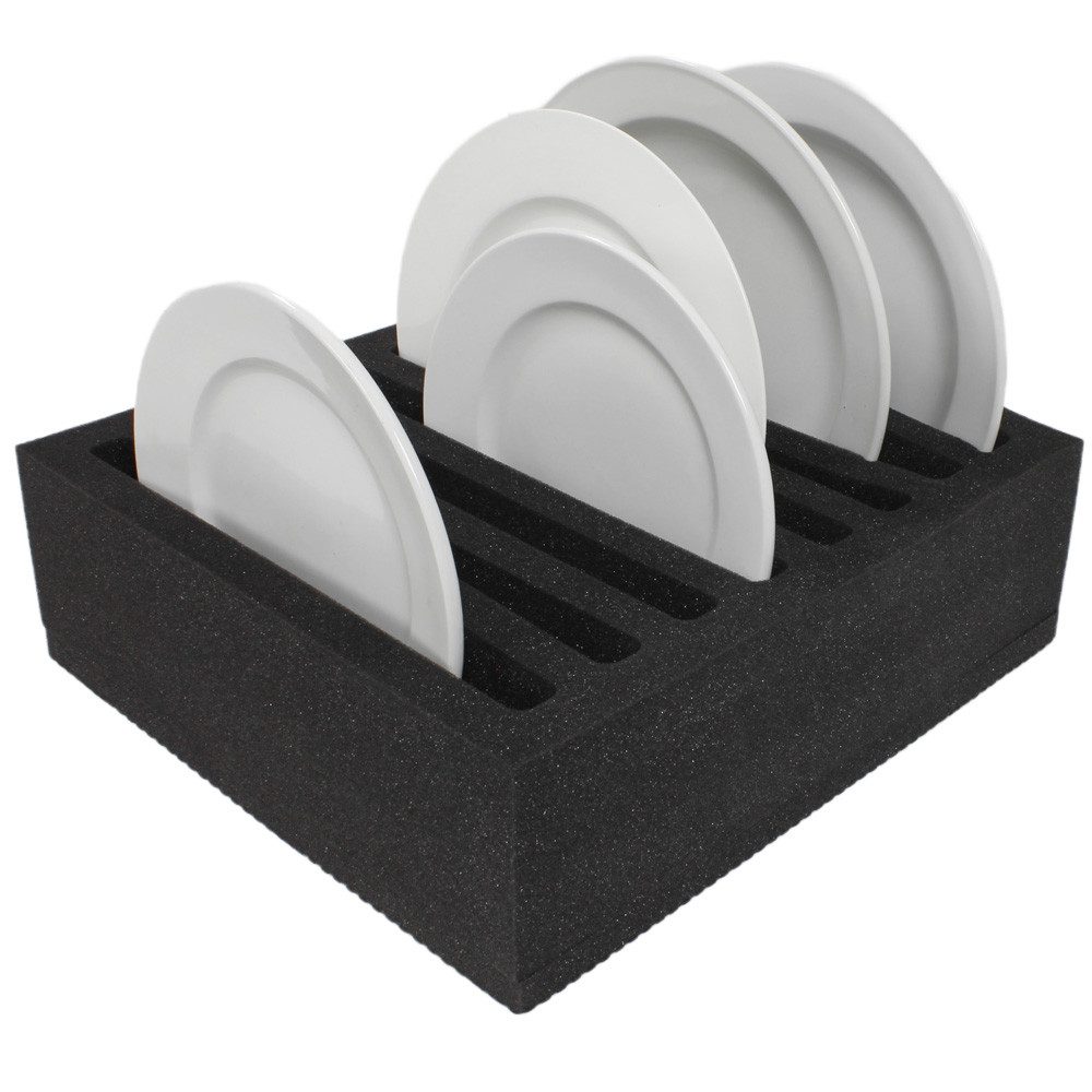 HABA B.V. Zubehöraufbewahrungsständer Tellerhalter für 8 Teller Wohnwagen Wohnmobil Camping Schaumstoff