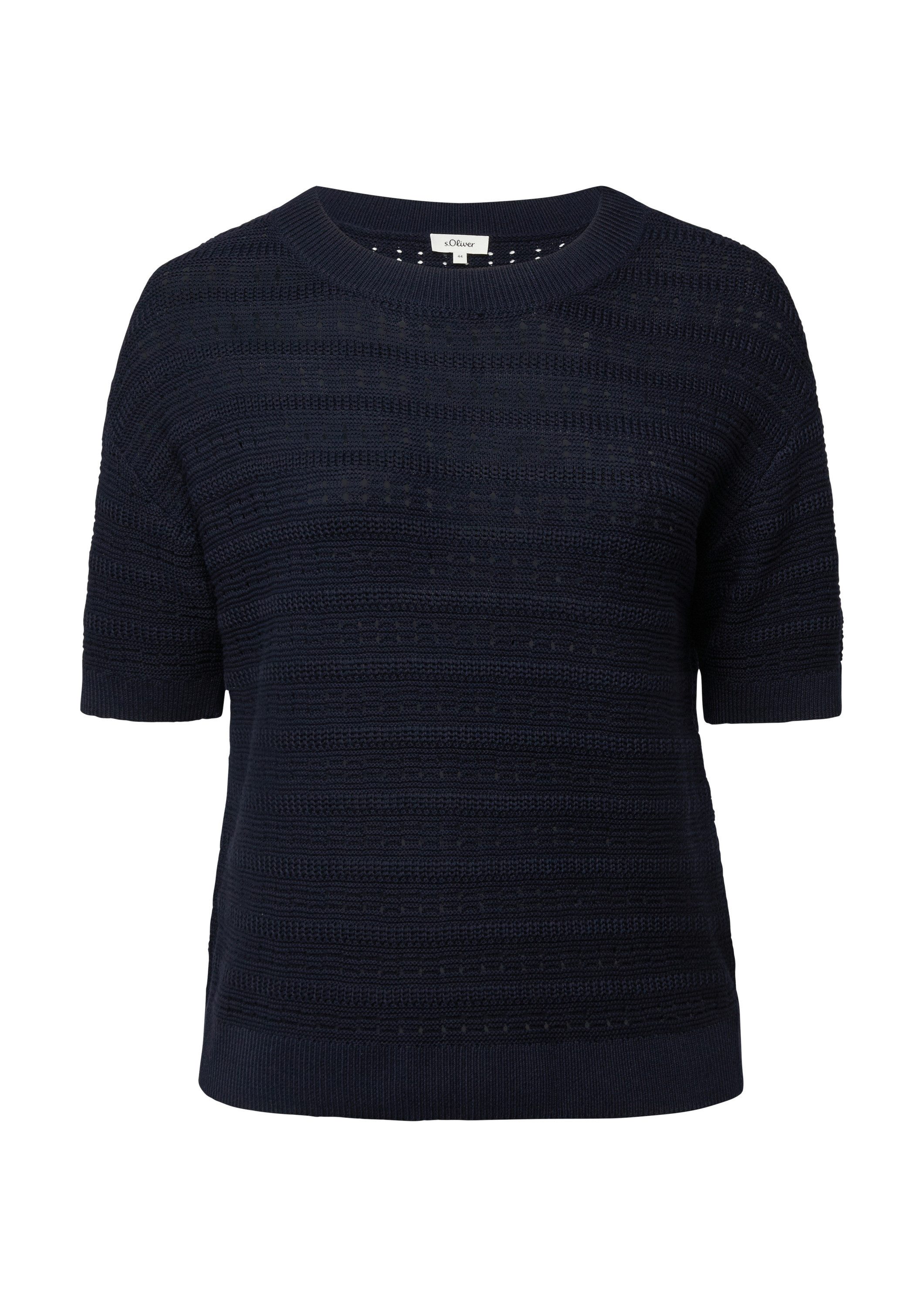 Kurzarmpullover Strickpullover
