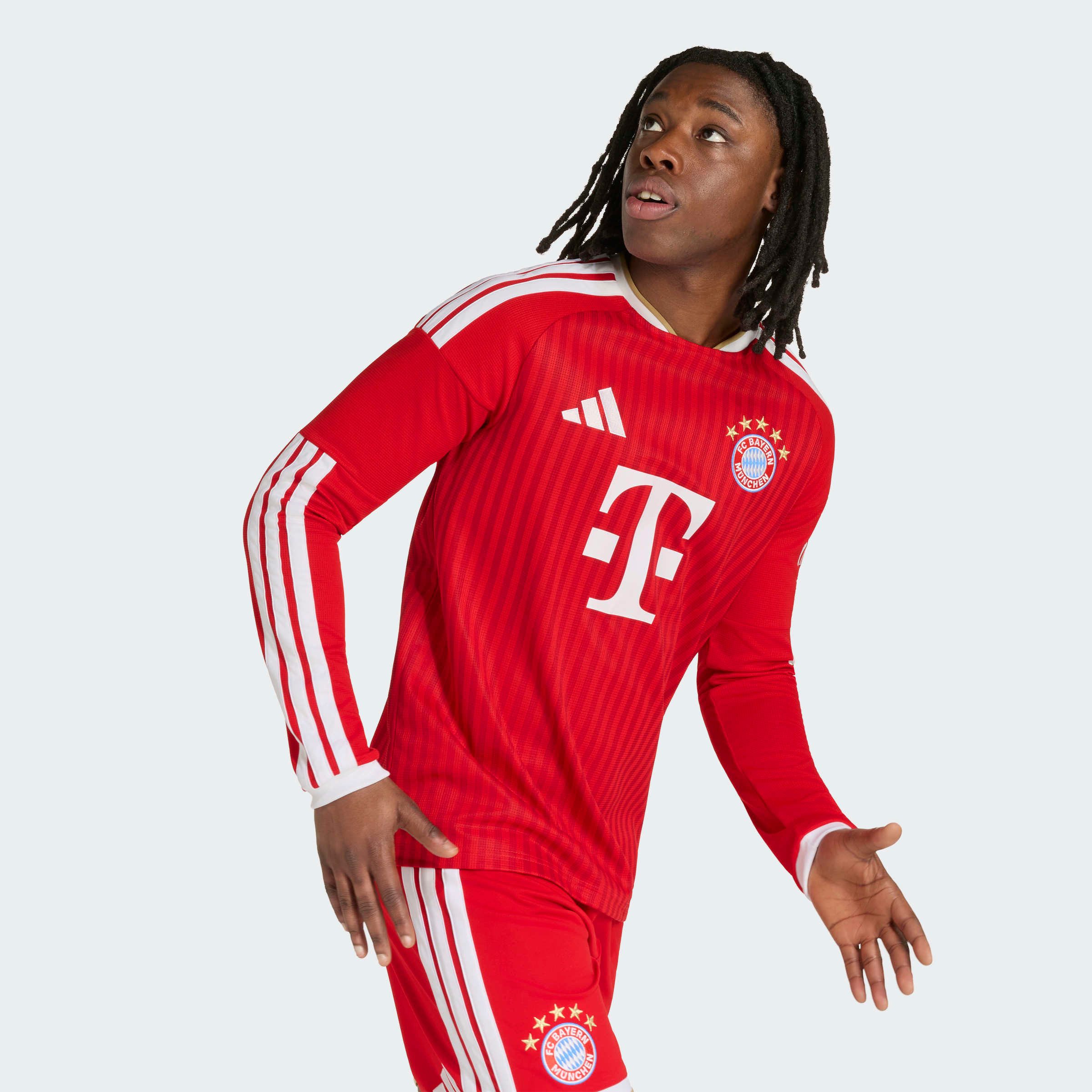 adidas Performance Fußballtrikot FCB H JSY L mit Rundhalsausschnitt, schmal geschnittene Passform