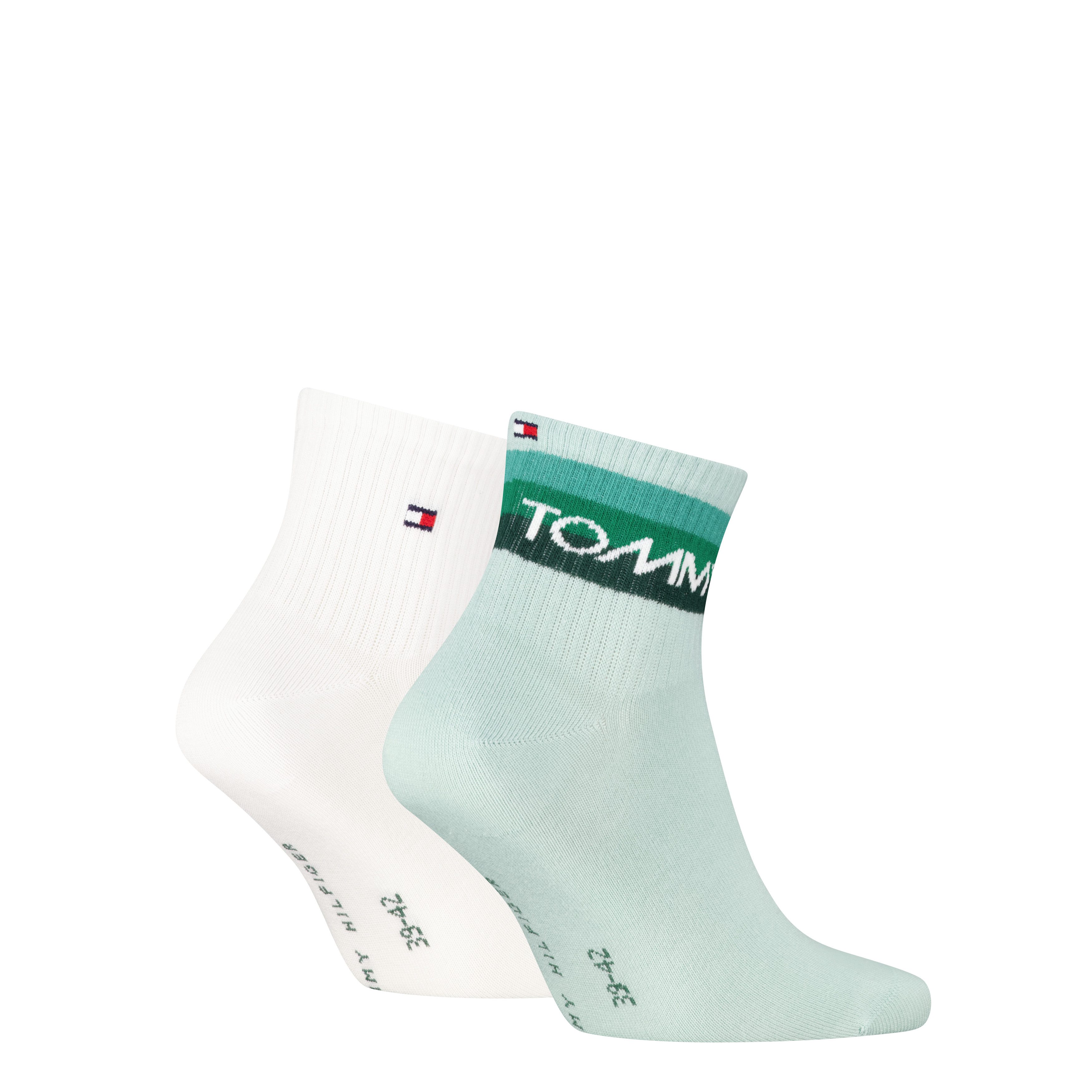 Tommy Hilfiger Kurzsocken TH MEN QUARTER 2P SPORT TH LOGO (2 Paar) günstig online kaufen