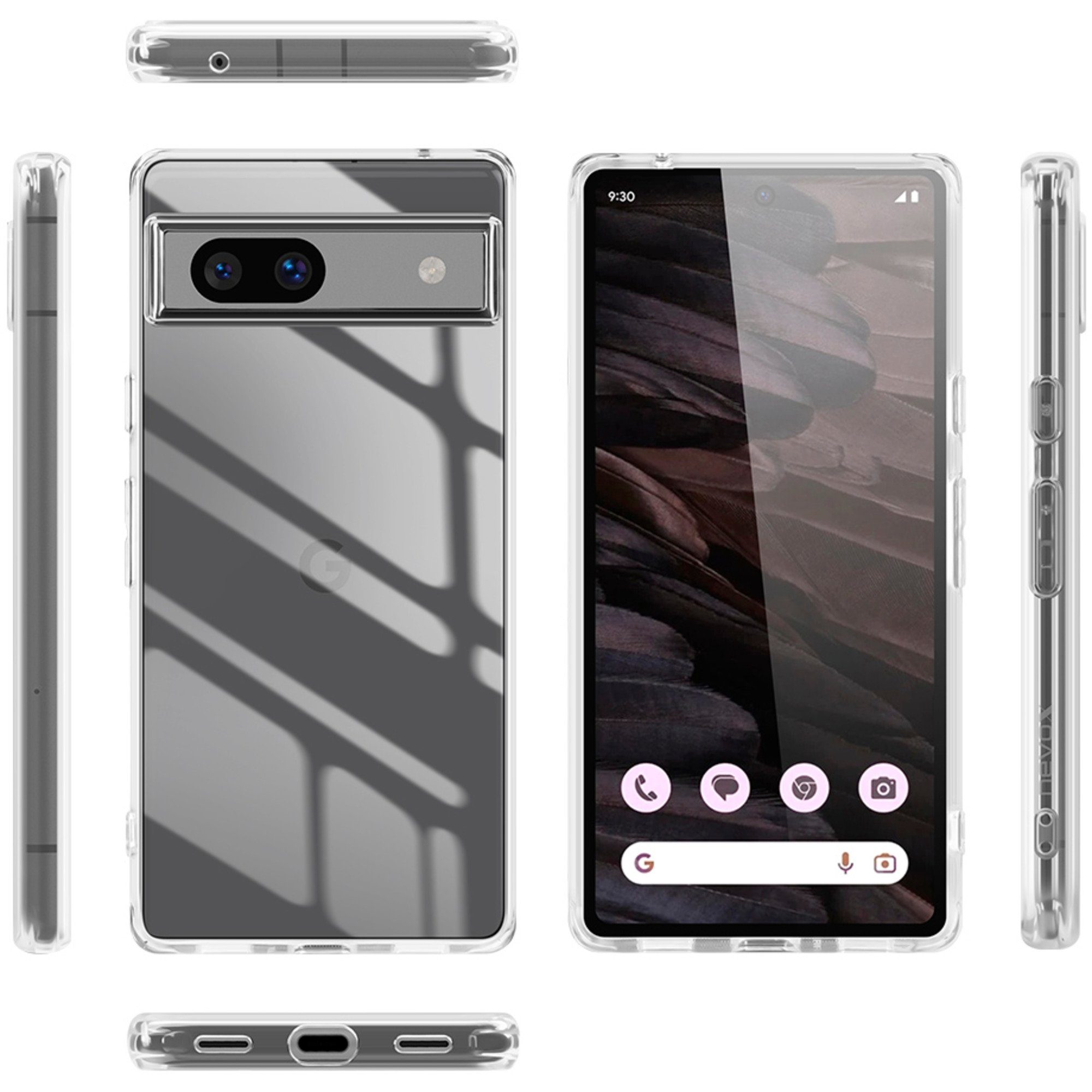 nevox Handyhülle Nevox StyleShell SHOCKFlex, Handyhülle, (Google