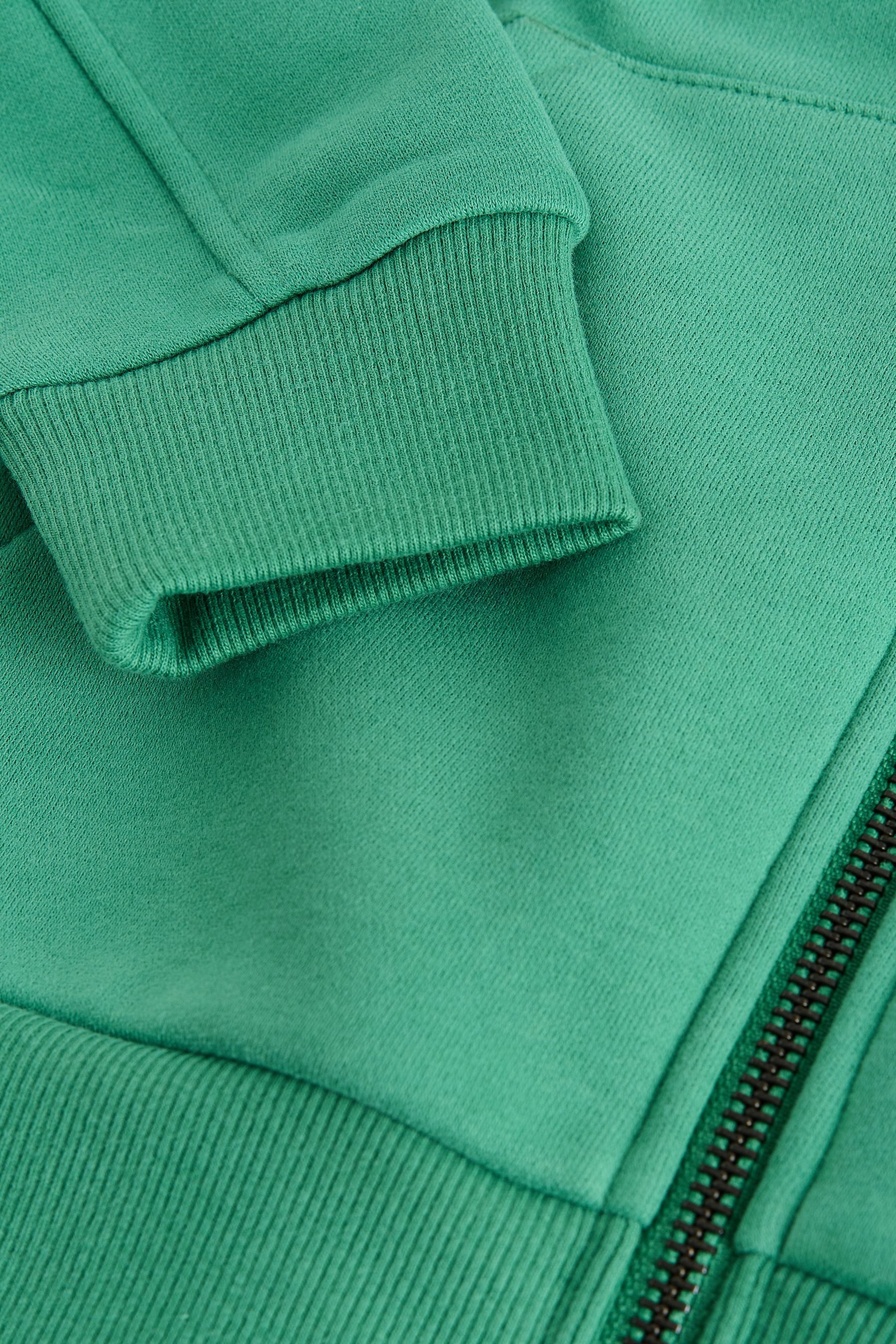 Next Hoodie Kapuzenjacke mit Reißverschluss und Hirsch (1-tlg)