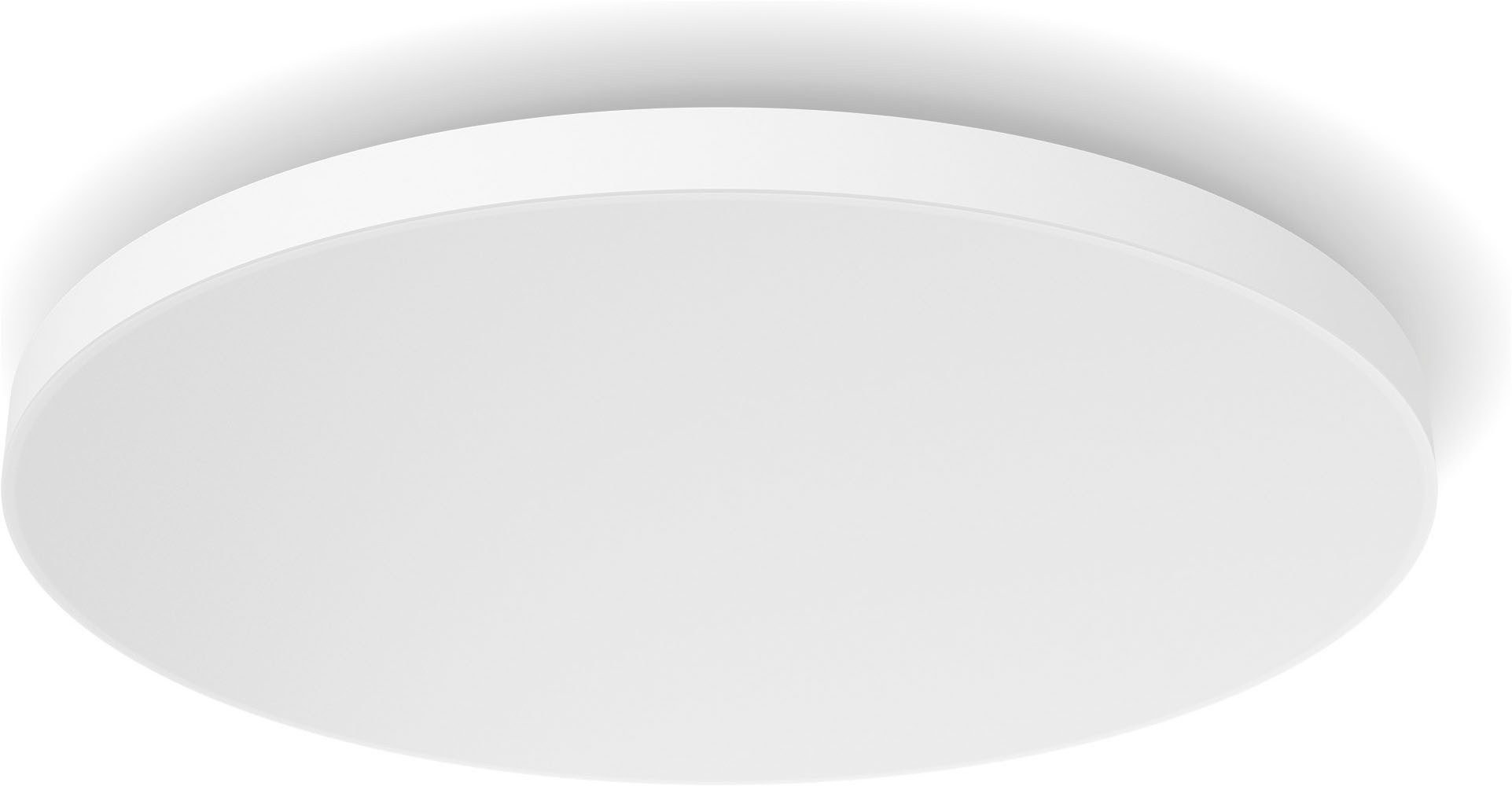 Philips Hue LED Deckenleuchte White & Color Ambience Datura Ø384mm, Abschaltautomatik, Bluetooth, CCT - über Fernbedienung, Dimmfunktion, Einschlafhilfe, Farbsteuerung, Farbwechsel, Memory, nach Trennung vom Netz, Nachtlichtfunktion, RGB, Smart Home, Timerfunktion, Weckerfunktion, dimmbar über Fernbedienung, mehrere Helligkeitsstufen, LED fest integriert, Farbwechsler, RGB, warmweiß - kaltweiß, App- & Sprachsteuerung, Smart Home, Backlight, Farbe & Weiß