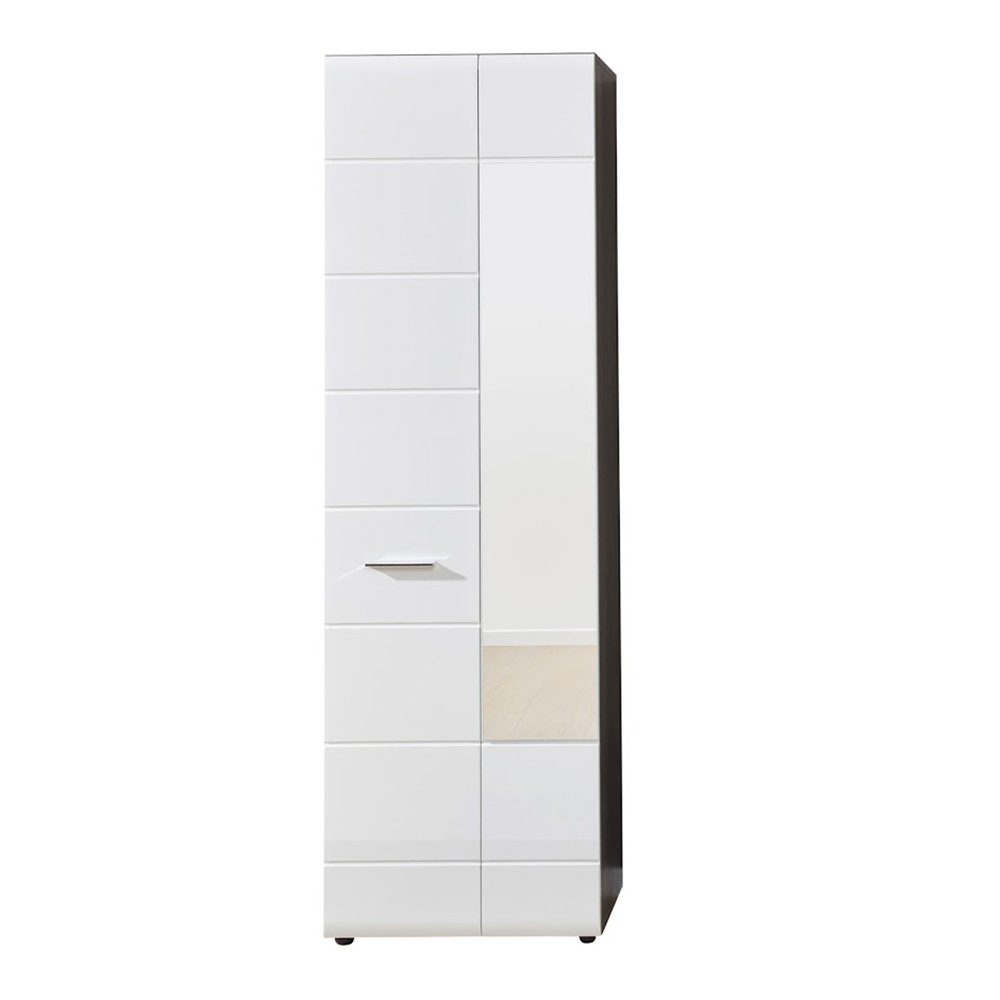 trendteam Garderobenschrank Schrank Hochschrank Mehrzweckflurschrank Ablagefläche 60 x 191 x 35 cm