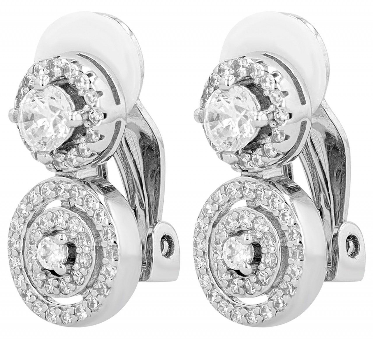 Adelia´s Paar Ohrclips Damen Ohrclips aus 925 Sterling Silber und Zirkonia günstig online kaufen