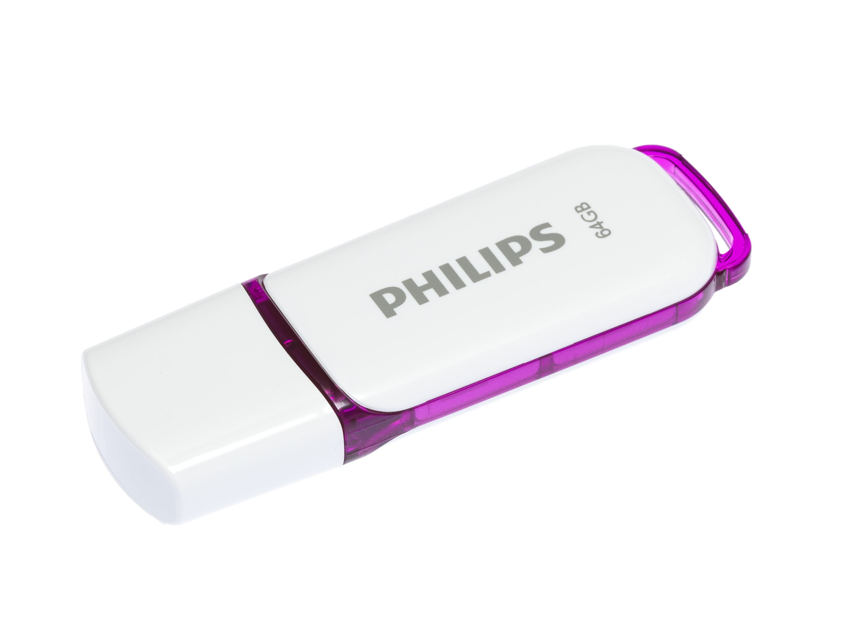 Philips FM64FD70D/00 USB-Stick (USB 2.0, Lesegeschwindigkeit 25,00 MB/s, Snow Edition Magic Purple®, 64GB, USB2.0, 2er Pack)