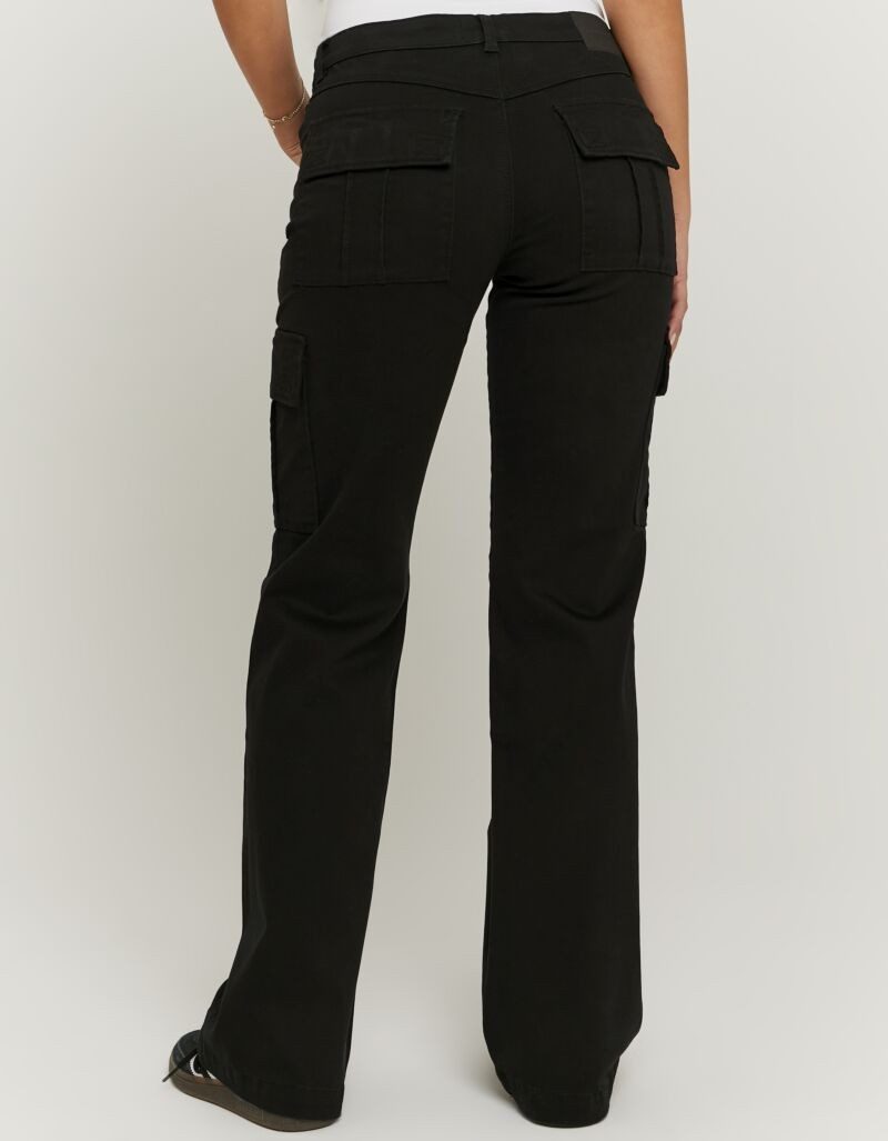 Tally Weijl Bootcuthose SPACOWELLE Baumwollmischung, im Cargo-Stil mit seitlichen Taschen