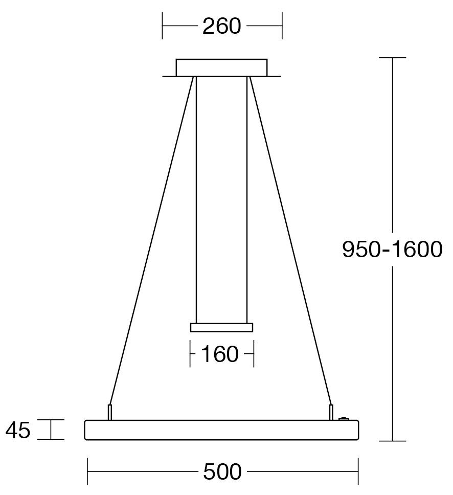 HerzBlut LED Pendelleuchte Leonora LED