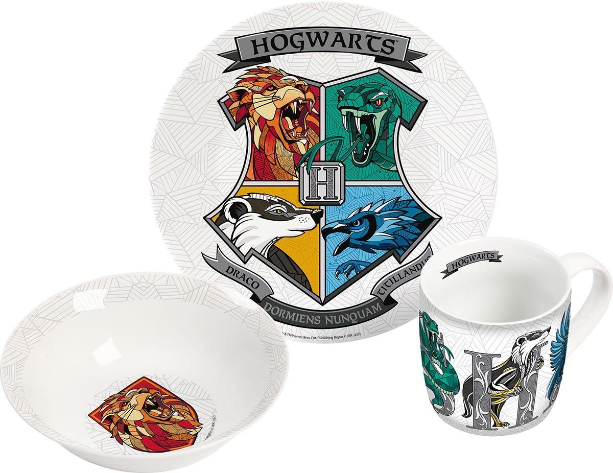 Kindergeschirr-Set HP Hogwarts 3teilig
