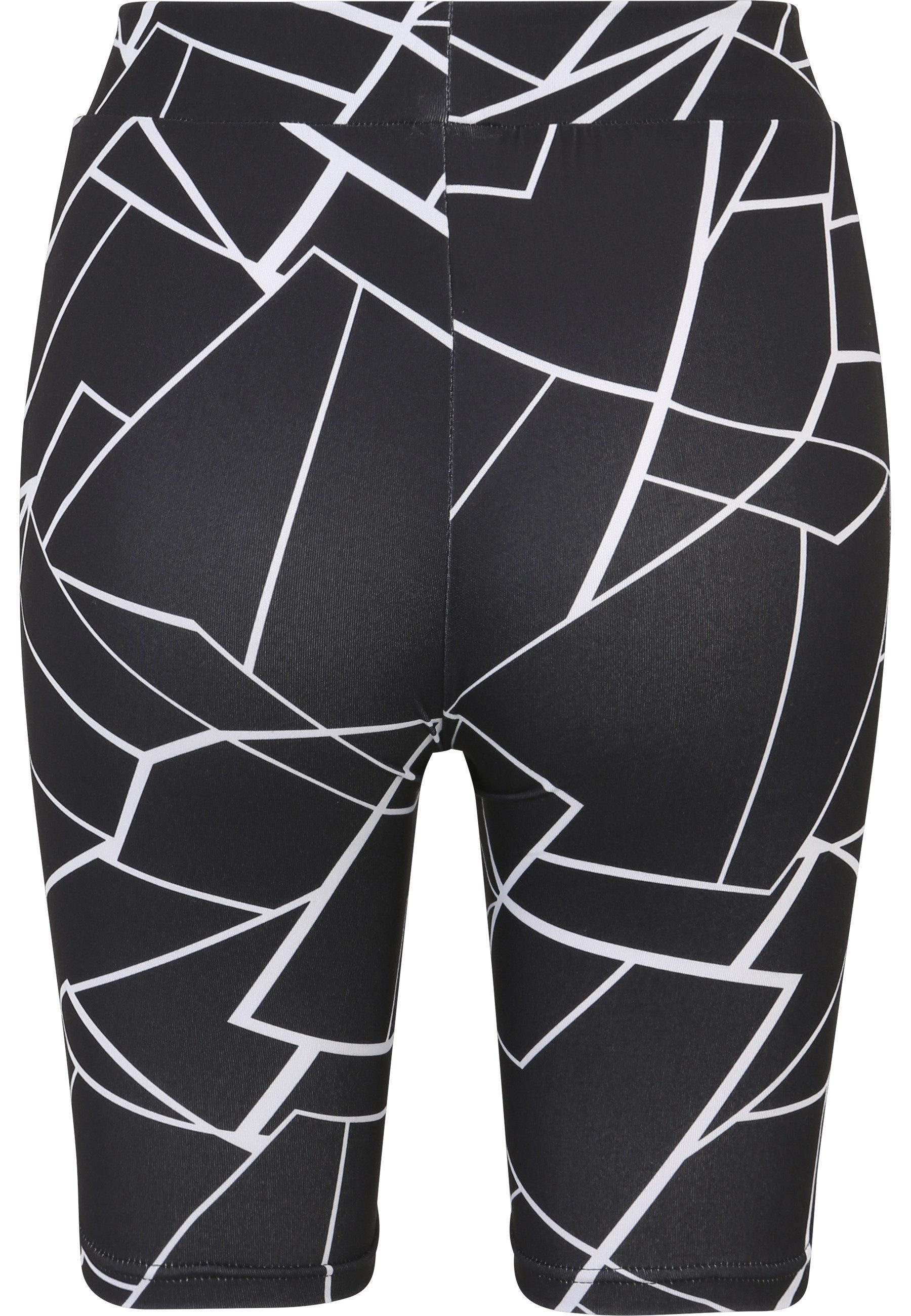 URBAN CLASSICS Stoffhose Urban Classics Damen Ladies AOP Cycle Shorts 2-Pack (1-tlg)