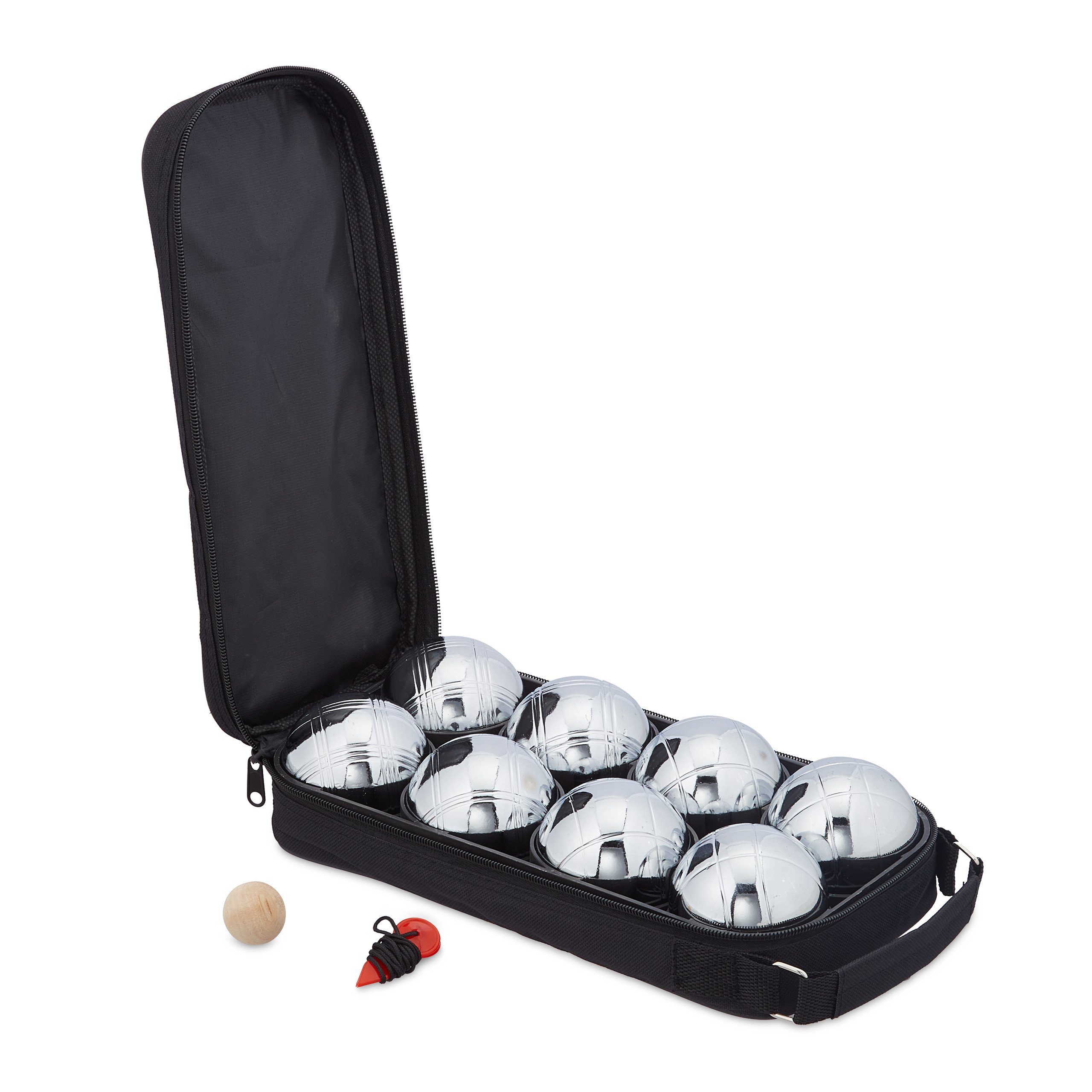 Spielzeug-Gartenset 8 Boule Kugeln im Set