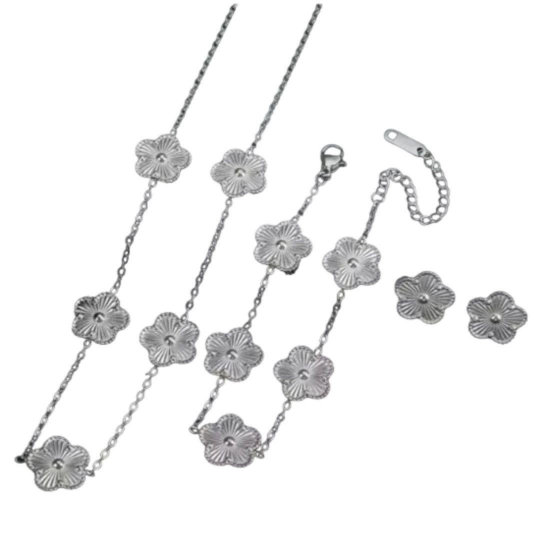 Lale Collection® Schmuckset Gold Kleeblatt Schmuck-Set günstig online kaufen