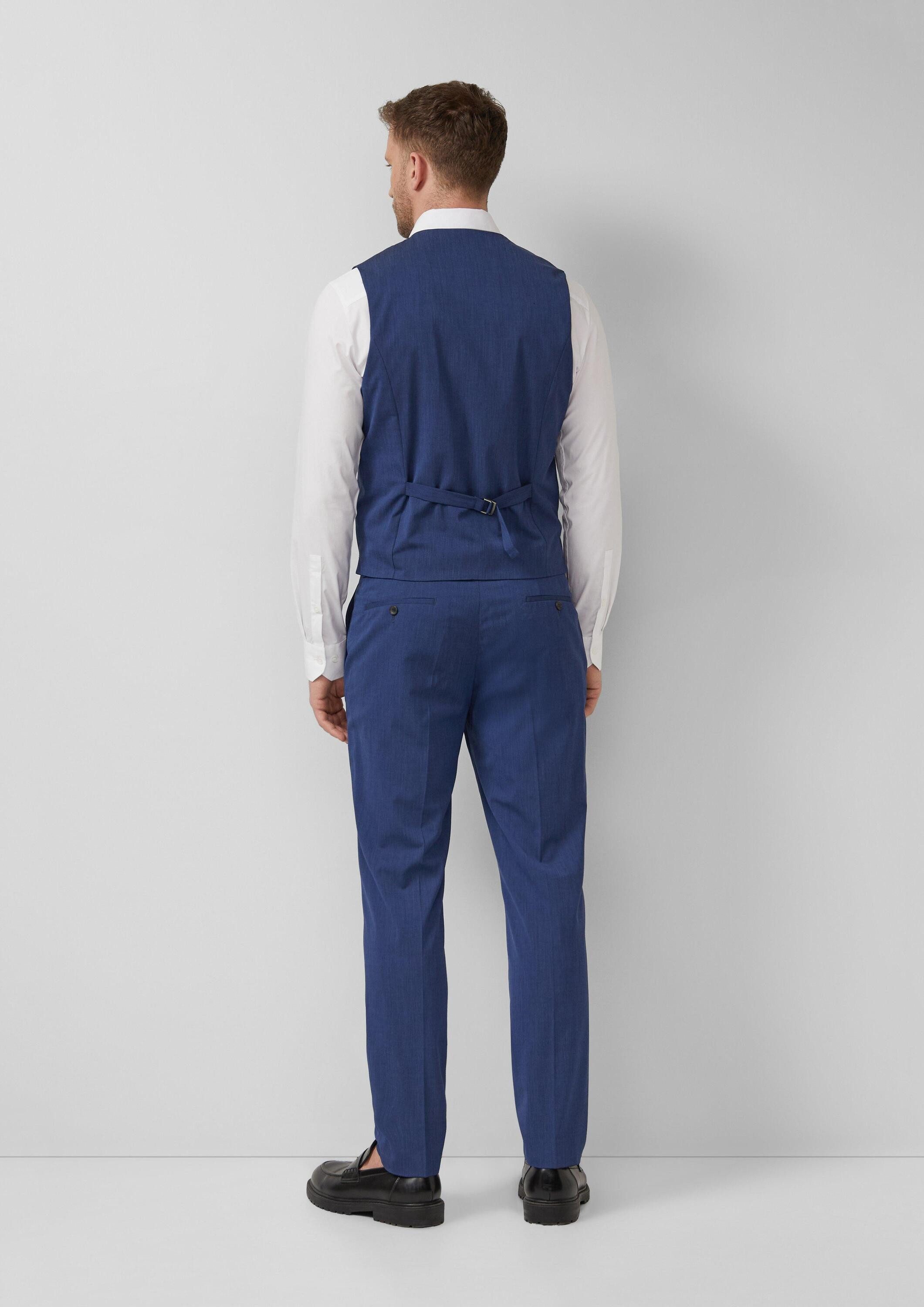 s.Oliver Jackenblazer Indoor-Weste s.O PURE: Anzugweste im Slim Fit aus Stretch-Gewebe