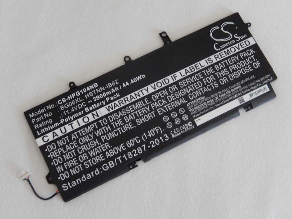 vhbw Ersatz für HP HSTNN-Q99C für Laptop-Akku Li-Polymer 3900 mAh (11,4 V)