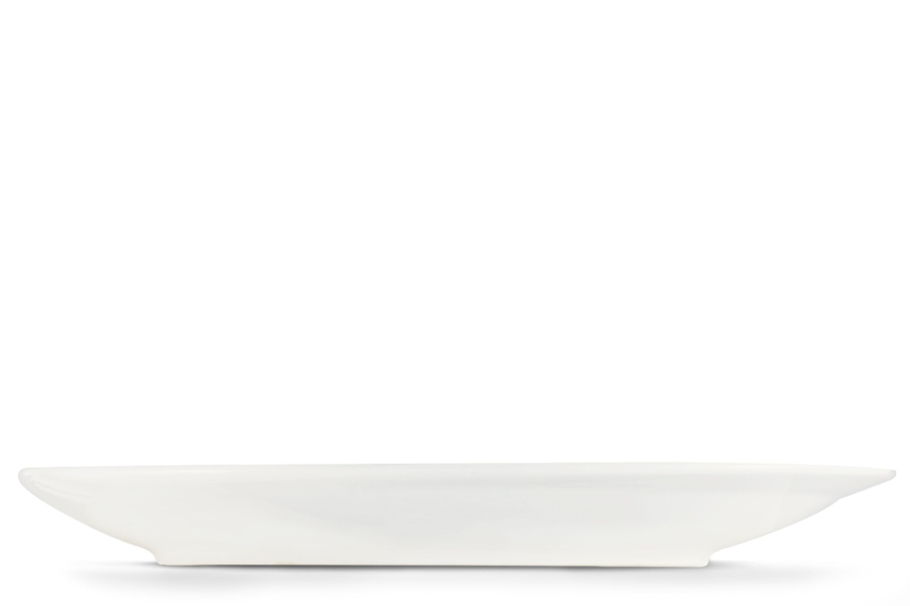 KONSIMO® Tafelservice RESEDA Speiseteller Dessertteller Suppenteller (18-tlg), 6 Personen, Porzellan, Spulmachinen- und Mikrowellengeeignet, rund