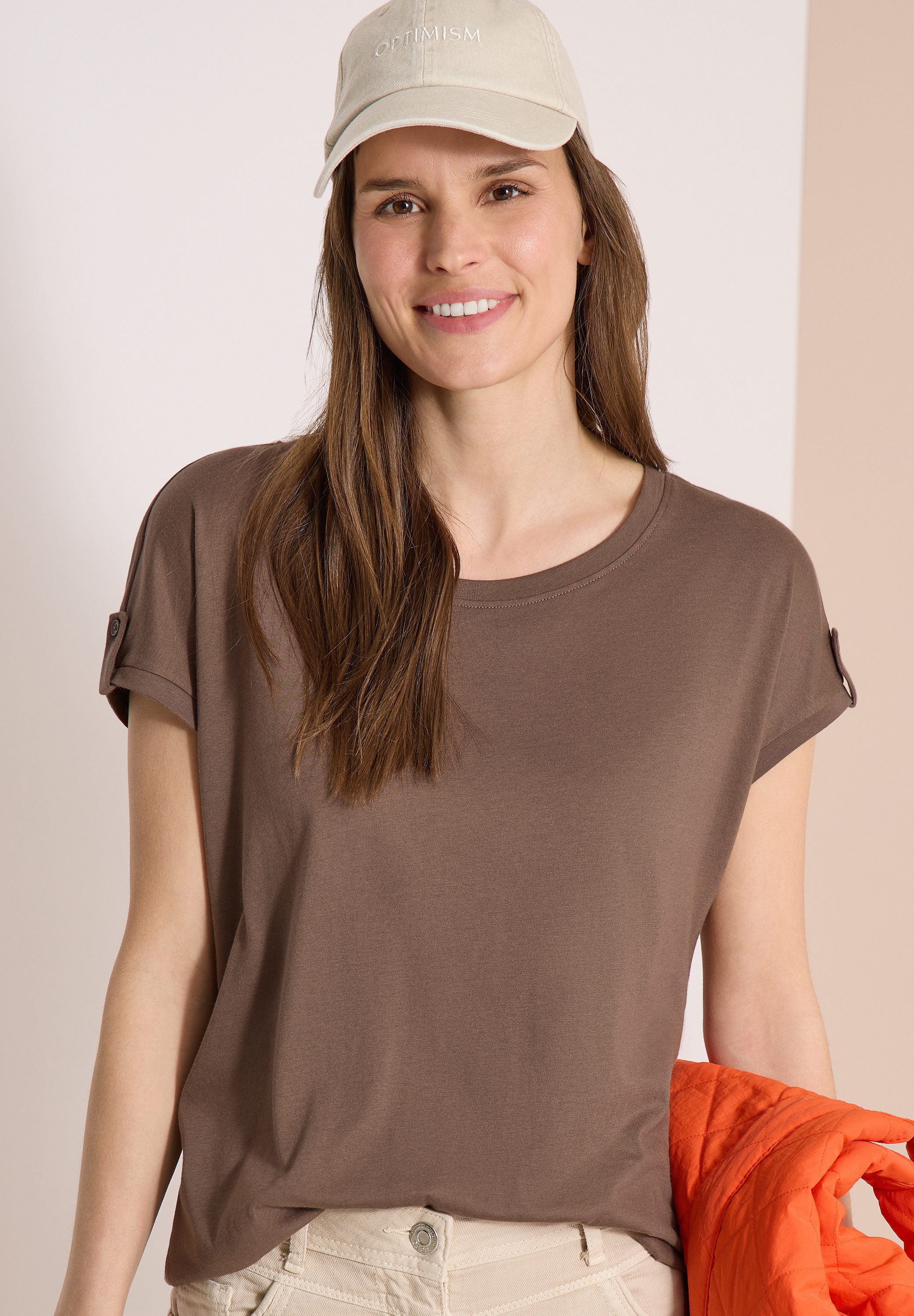 CECIL T-Shirt mit Rundhalsausschnitt