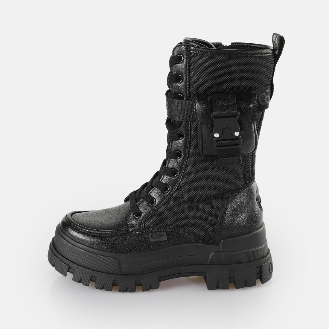 Buffalo ASPHA COM HI Stiefel Stiefel mit Profilsohle und kleinem Täschchen