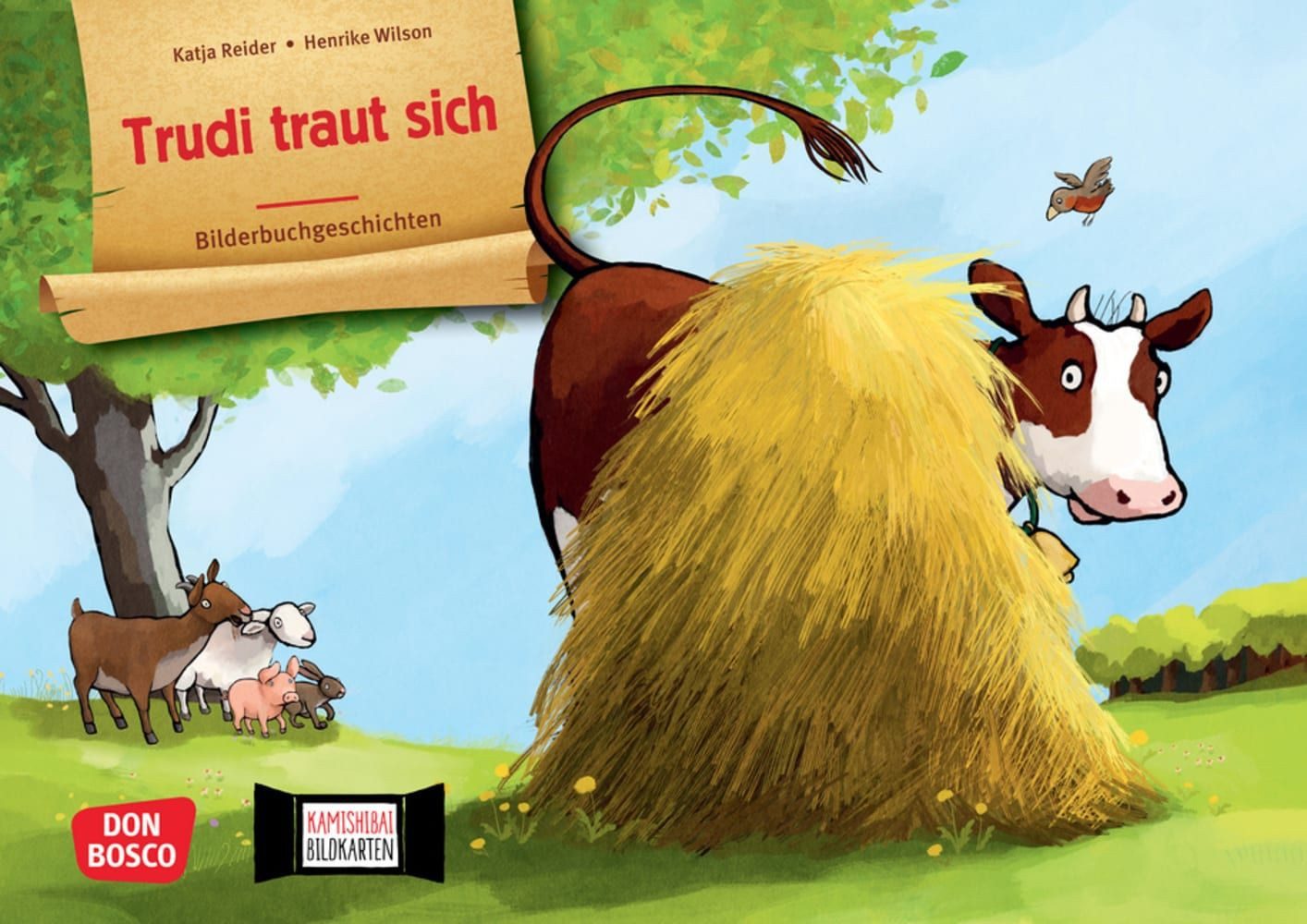Trudi traut sich. Kamishibai Bildkartenset Warum es wichtig ist, über / Katja Reider, Warum es wichtig ist, über Gefühle reden zu können: Eine Bilderbuch-Geschichte darüber, dass auch Große Angst haben. Geeignet für Kinder ab 3 Jahren