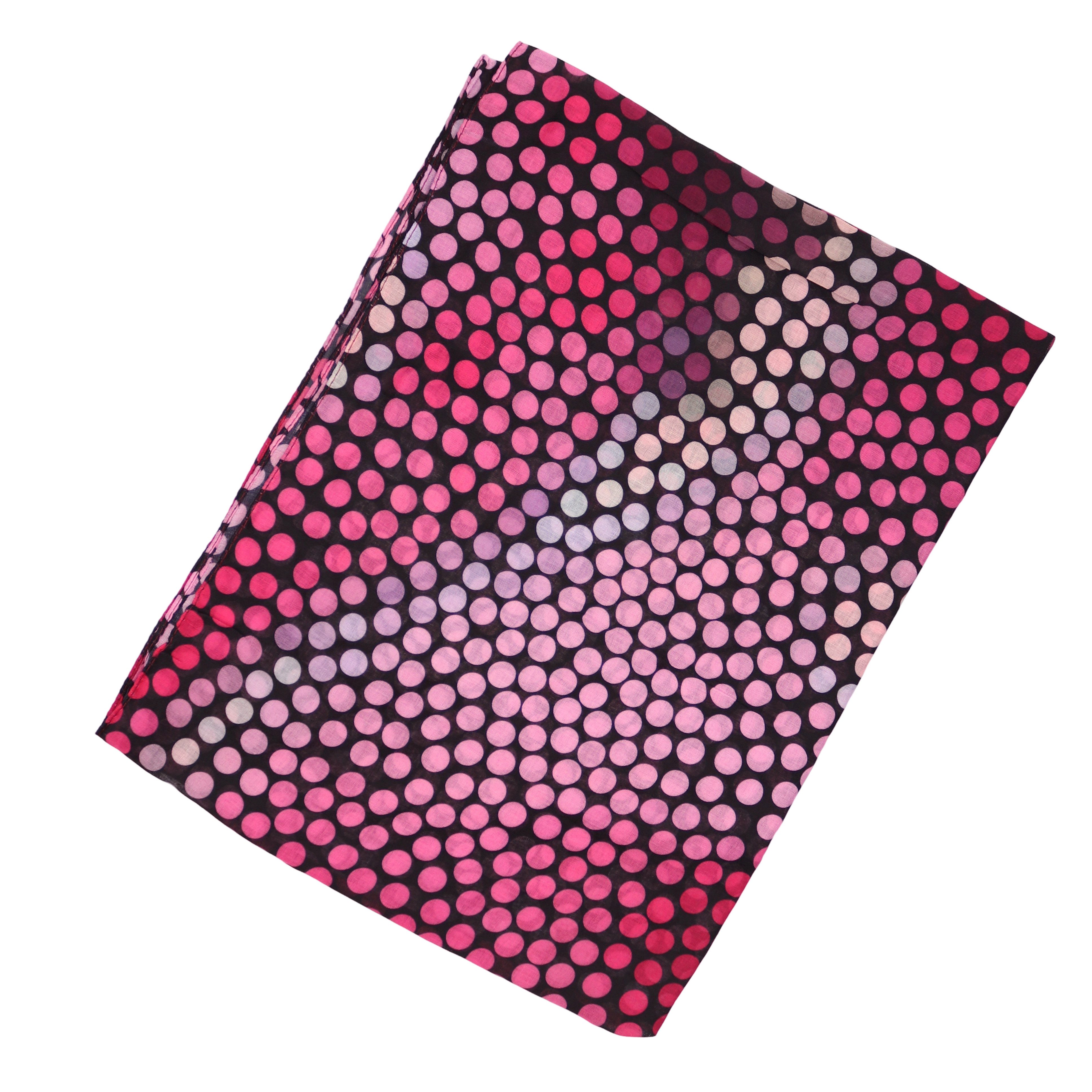MIRROSI Loop Damen Schal Weich aus 100% Viskose Groß, Schlauchschal, Punktenmuster, (ca.60x80cm, zweimal um den Hals wickelbar), Damen Halstuch Stola ideal für  – Bild 3 von 4