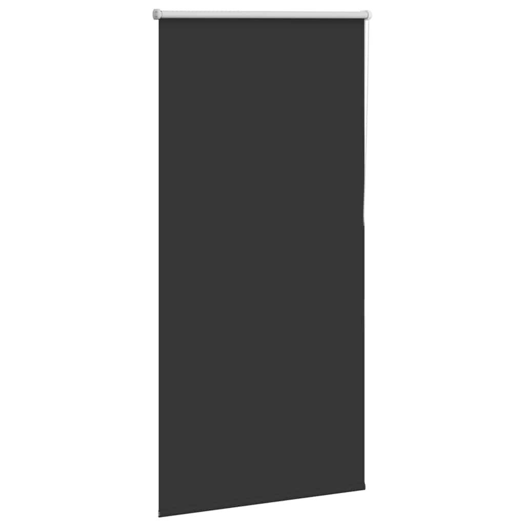 Rollo Verdunkelungsrollo Schwarz 85x130 cm Stoffbreite 80,7 cm, vidaXL