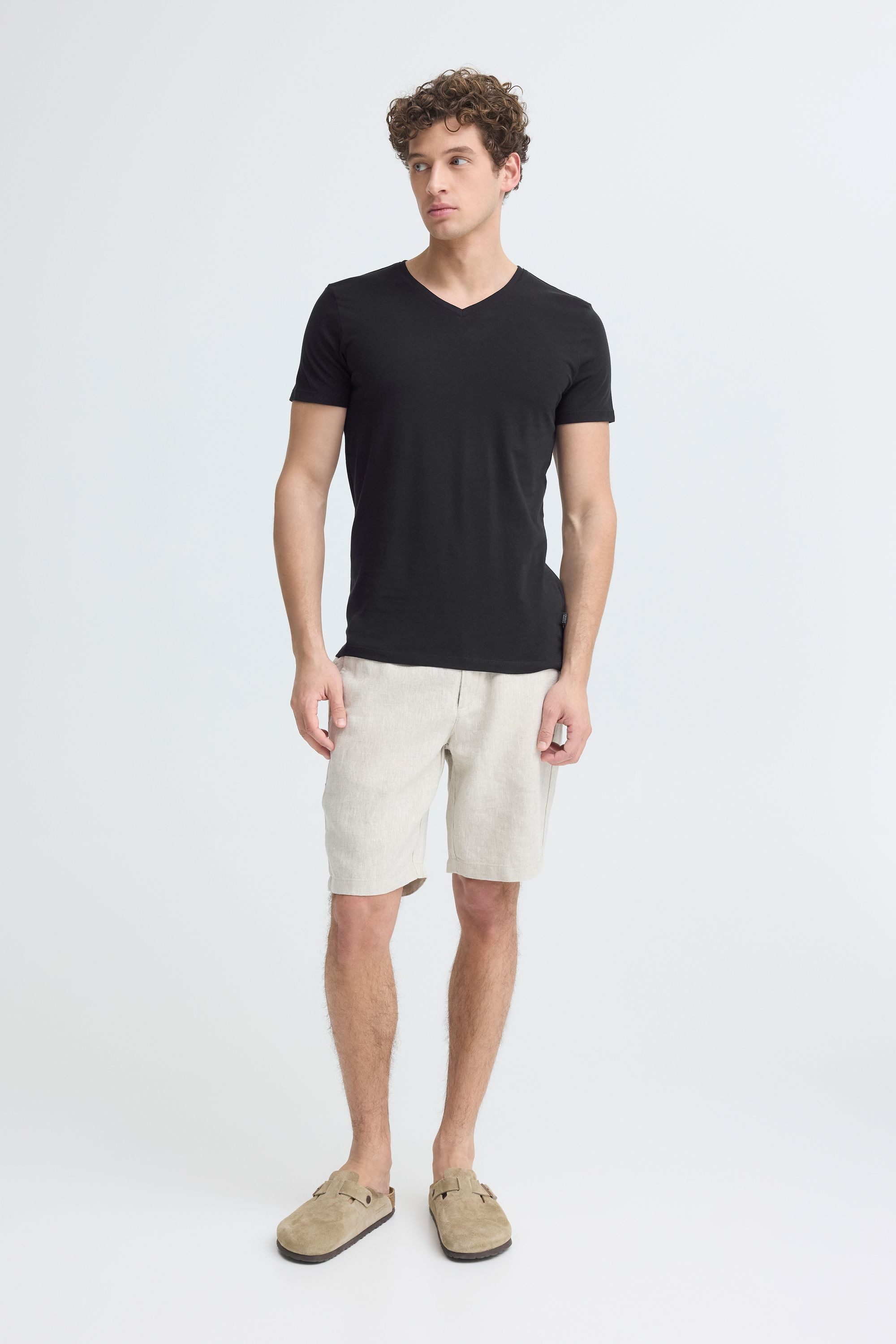 Casual Friday V-Shirt CFLincoln (3-tlg) 3er Pack Basic T-Shirt - Slim Fit