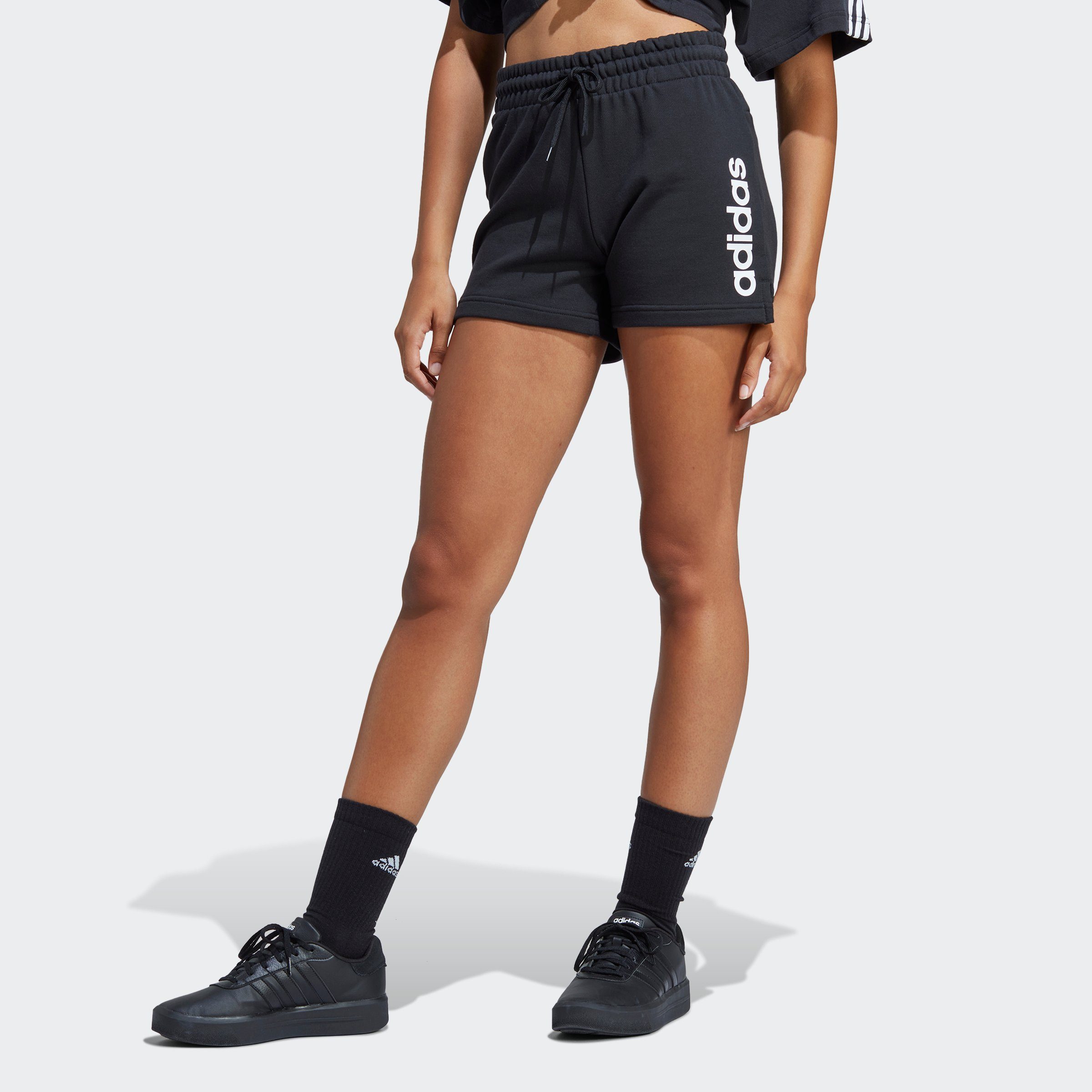 adidas Sportswear Shorts W LIN FT SHO (1-tlg) Black / White
