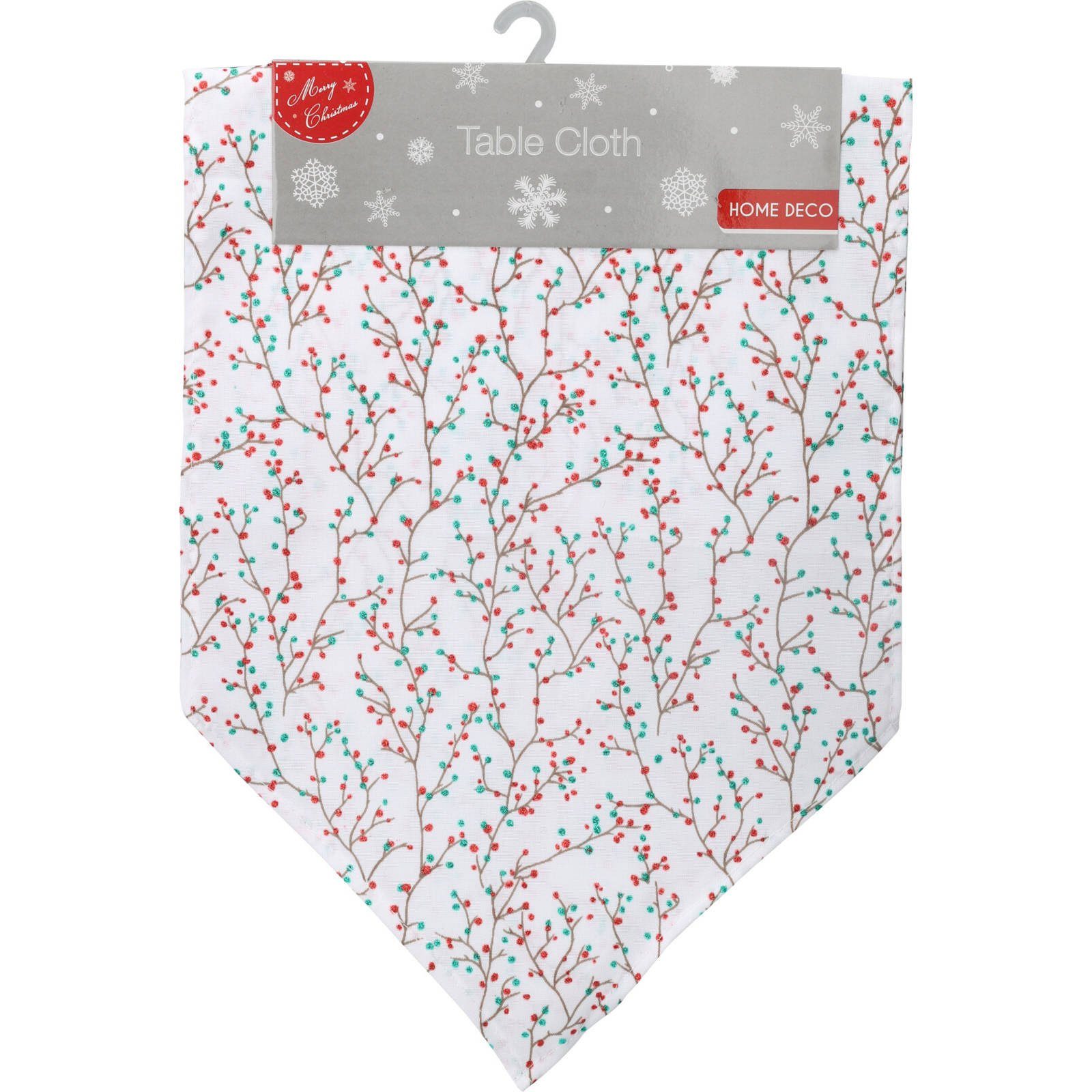 Home & styling collection Tischdecke Weihnachtstischläufer, Zweige, 150 cm (Tischdecken 1-tlg)