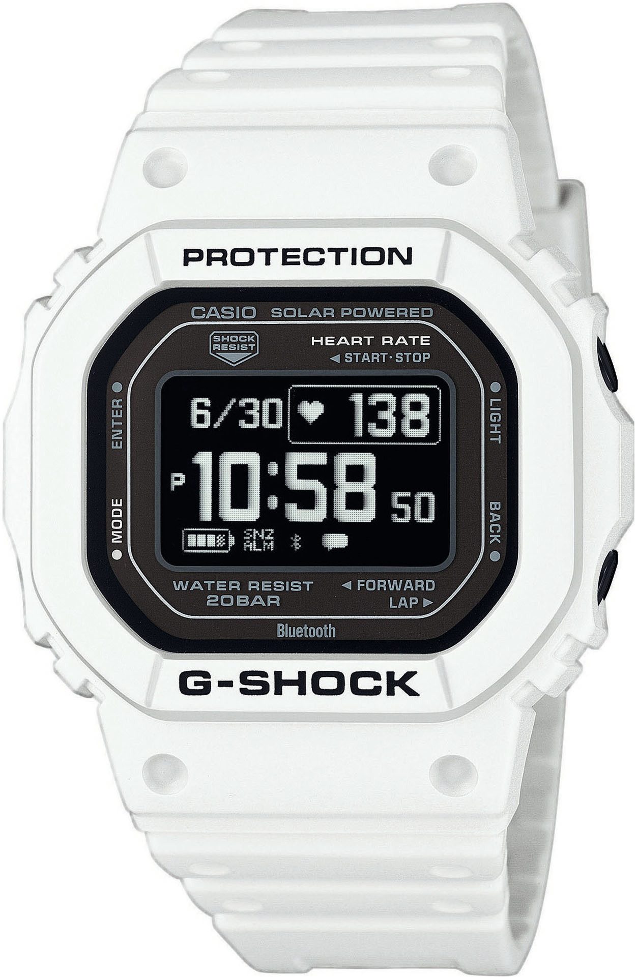 CASIO G-SHOCK Smartwatch, Solaruhr, Armbanduhr, Damen, Herren, Schrittzähler, Timer