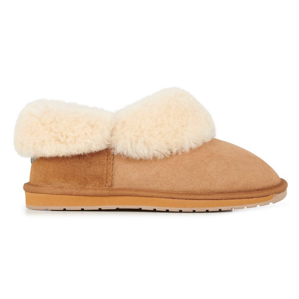 Emu Australia Platinum Mintaro (Schafsleder, Lammfell) braun Damen Hausschuh