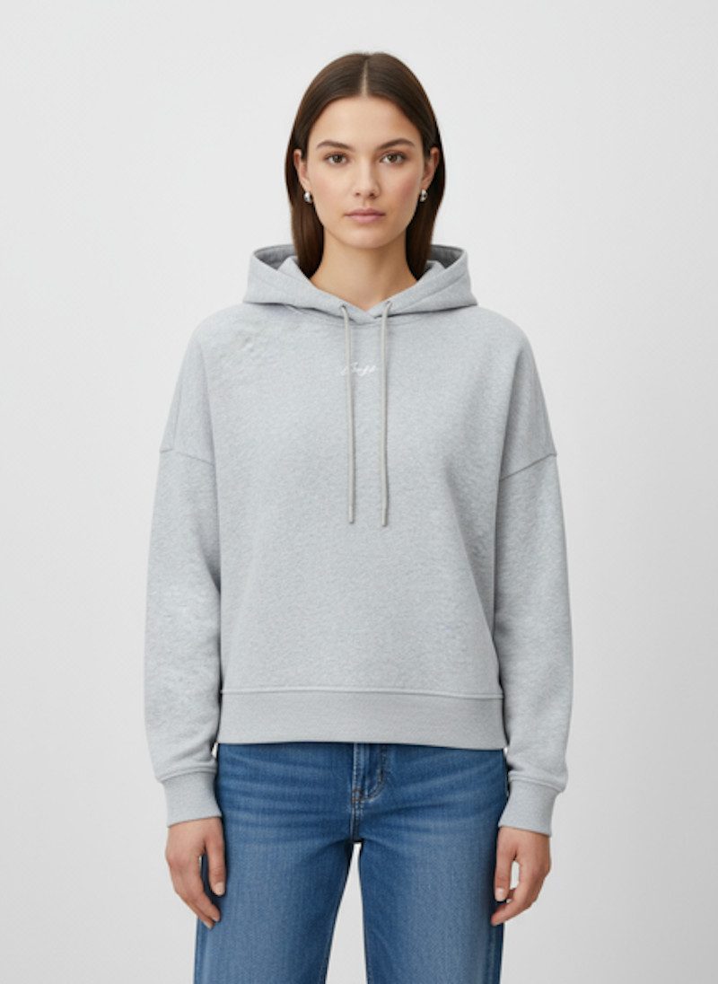 BOSS ORANGE Hoodie Ehoody Premium Damenmode mit gesticktem Logo