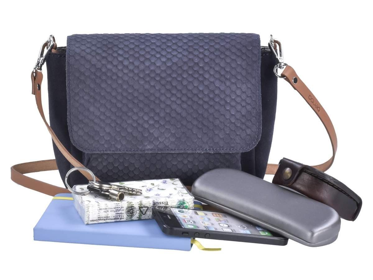 berba Umhängetasche »Stretto«, Schultertasche 24x17cm, Handtasche, weiches  angerautes Leder mit leichter Schuppen-Stuktur online kaufen | OTTO