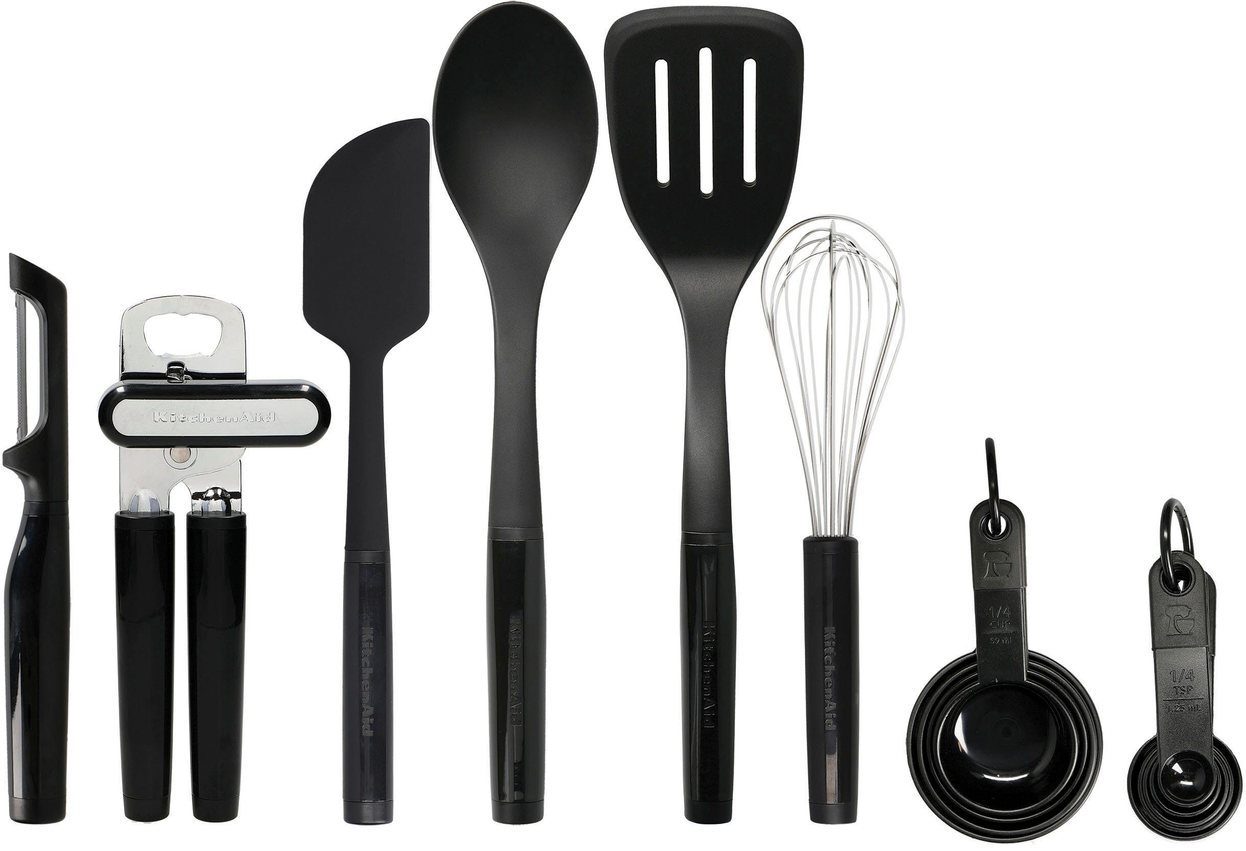 KitchenAid Küchenorganizer-Set, (Set, 15-tlg), Starter-Set für den täglichen Gebrauch, Nylon, hitzebeständig