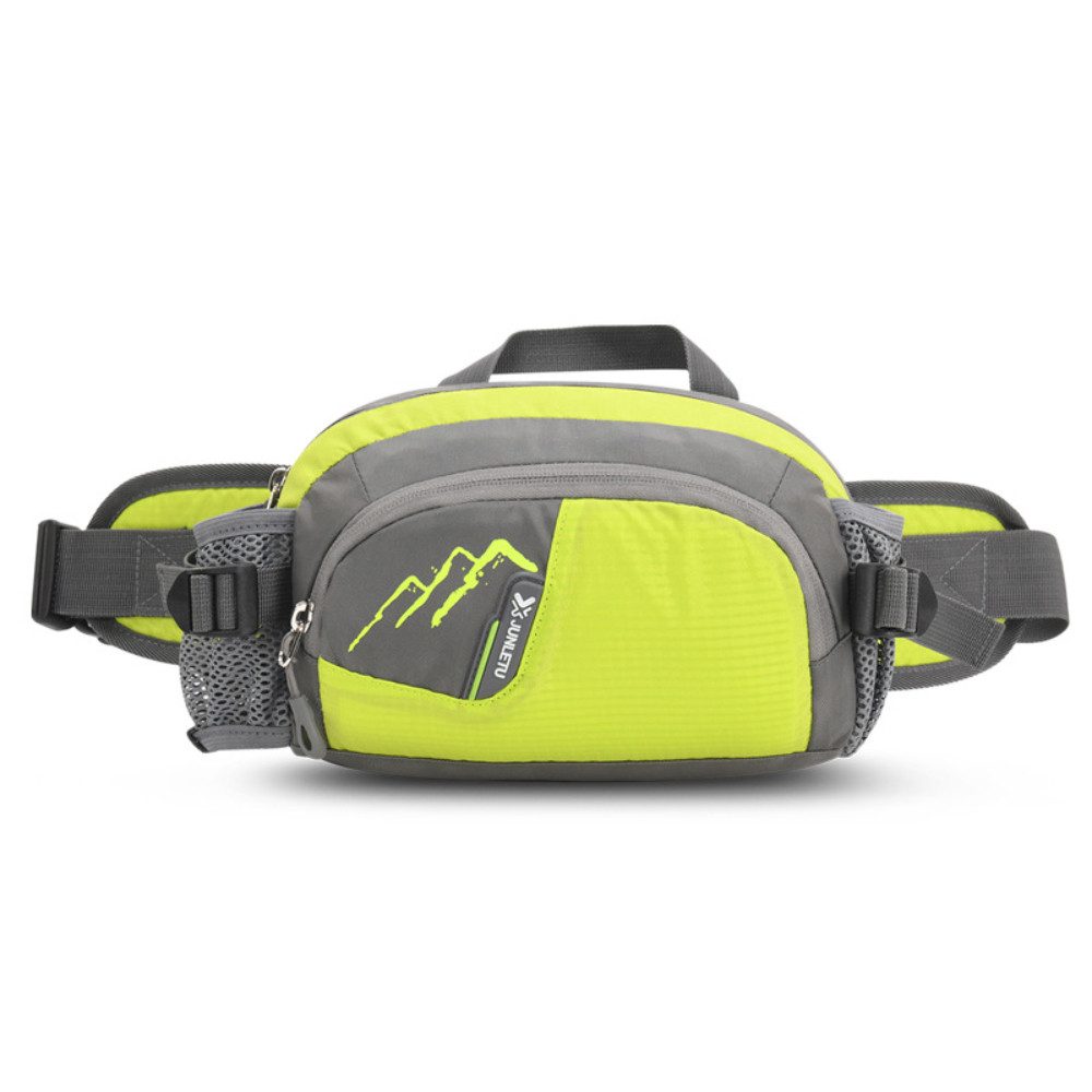 Blusmart Gürteltasche Laufgürtel, Geldbörse, Handytasche (Nylon-Sling-Hüfttasche mit Flaschenhalter, Multifunktional wasserdicht), Für Laufen, Wandern, Trinkbeutel zum Joggen