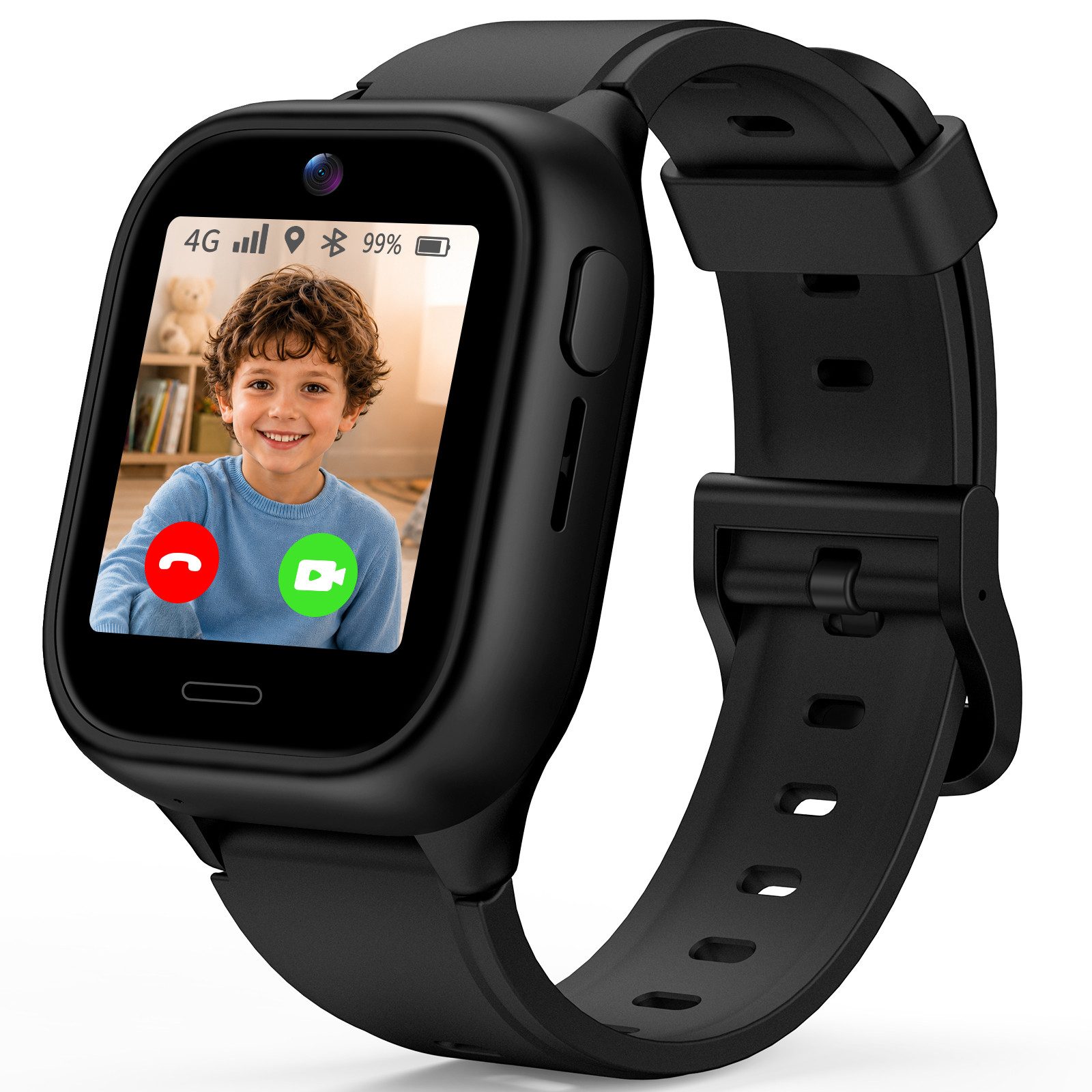 Ralio R5 Go 2026 Neue 4G Smartwatch Kinder mit HD-Videoanrufe, GPS-Ortung Smartwatch (Kinderuhr mit Nano-SIM-Kartensteckplatz, ohne integrierten App-Store cm/1,4 Zoll) störungsfreies Nutzungserlebnis, Smartwatch für Kinder mit großem Farbdisplay, langer A
