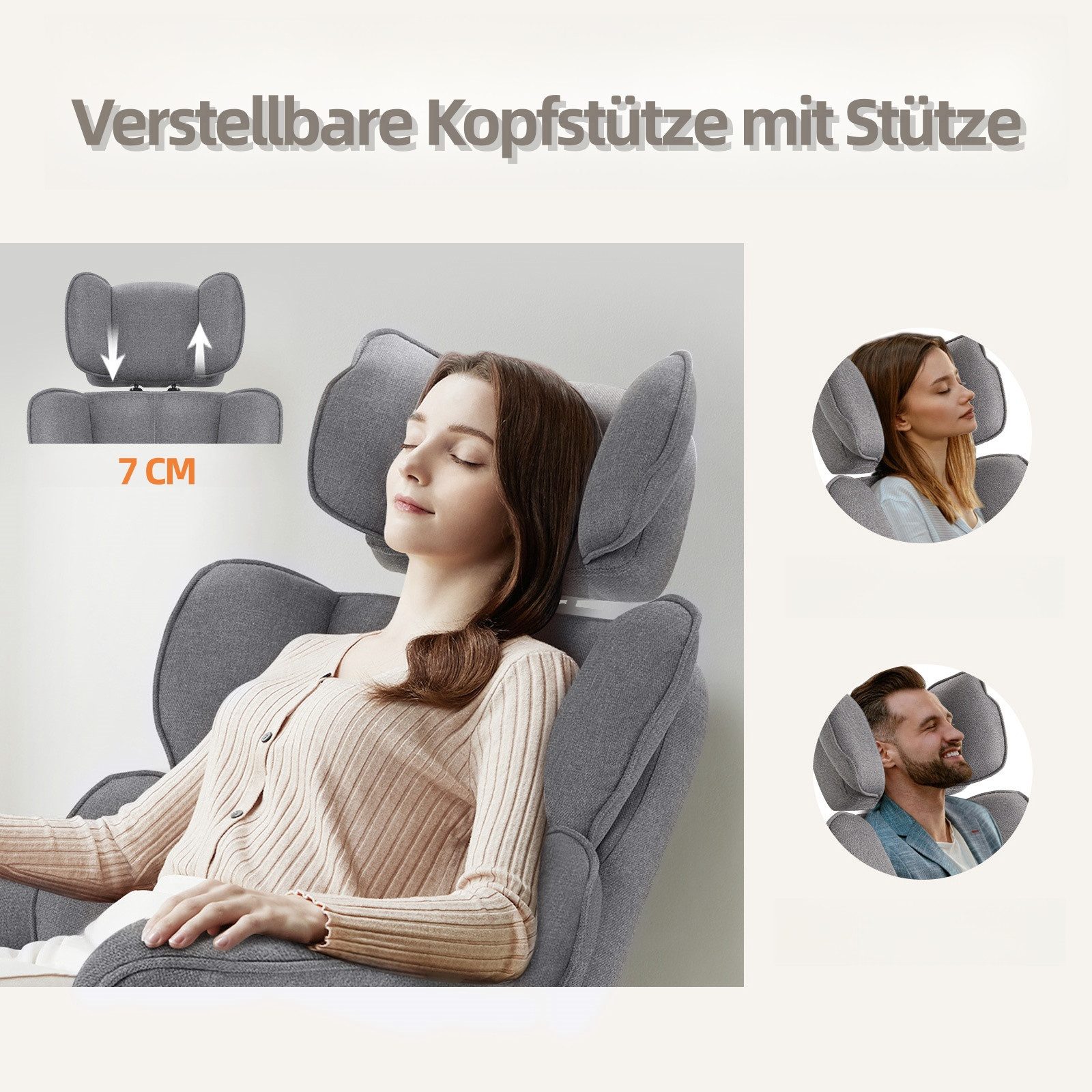 Intimate WM Heart Chefsessel Ergonomischer Bürostuhl, Höhenverstellbar Schr günstig online kaufen