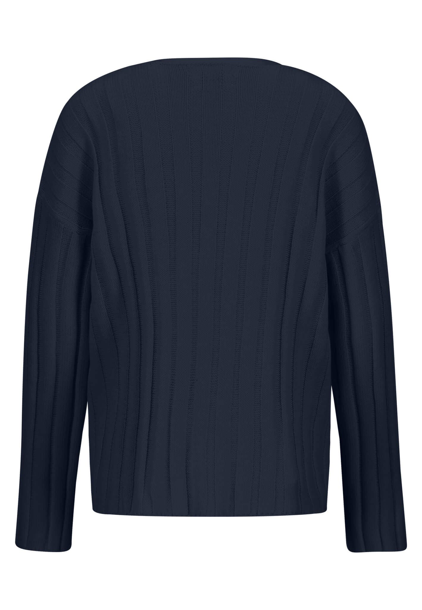 FYNCH-HATTON Strickpullover Basic Pullover, Longsleeve NAVY