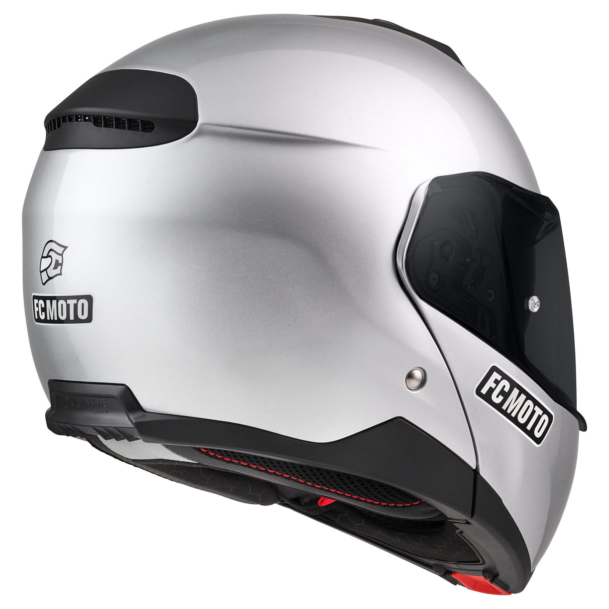 FC-Moto Motorradhelm G-376 Klapphelm, herausnehmbares Innenfutter,integriertes Sonnenvisier